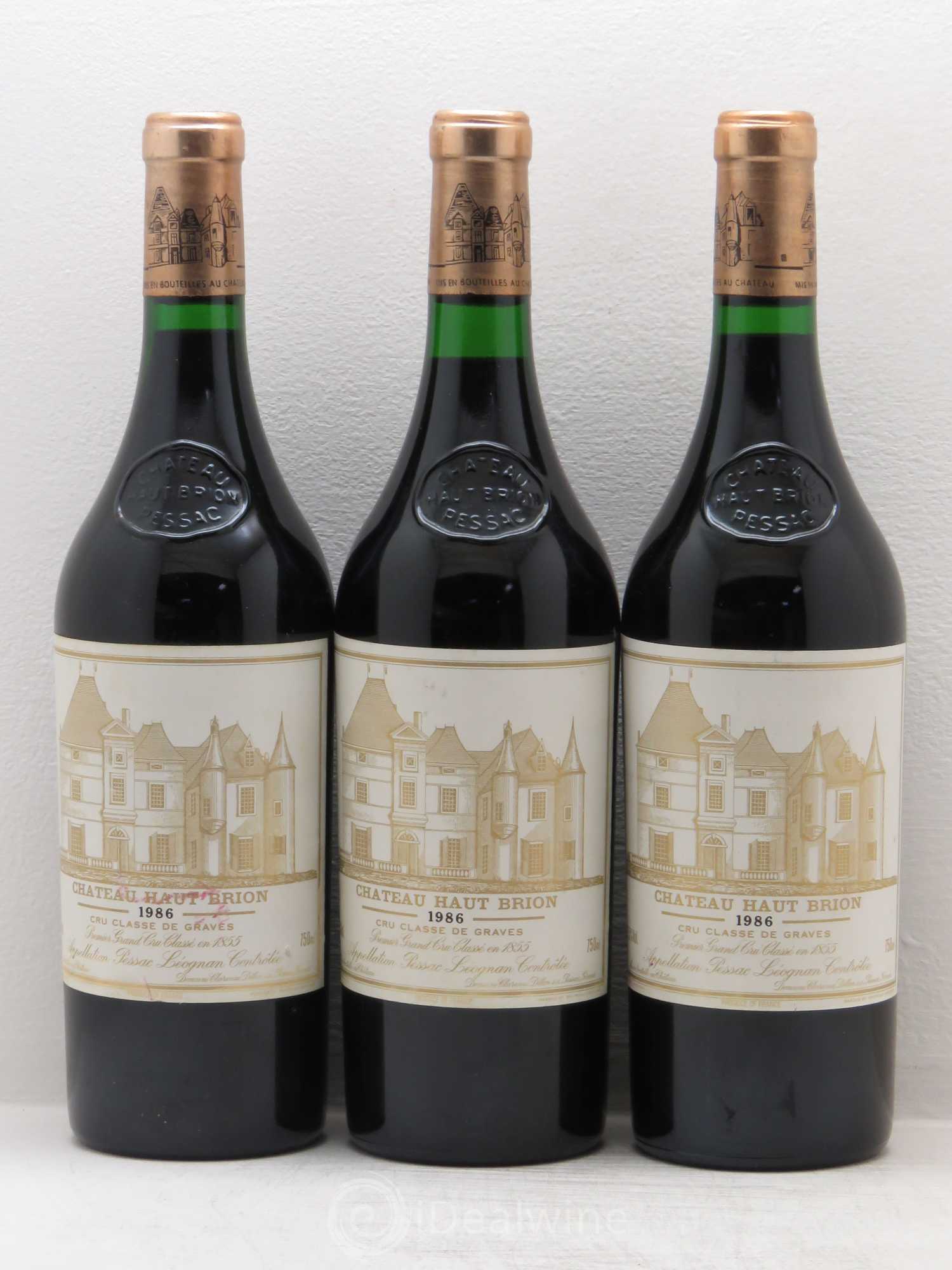 Château Haut Brion 1er Grand Cru Classé 1986 - Lot de 6 bouteilles - 2