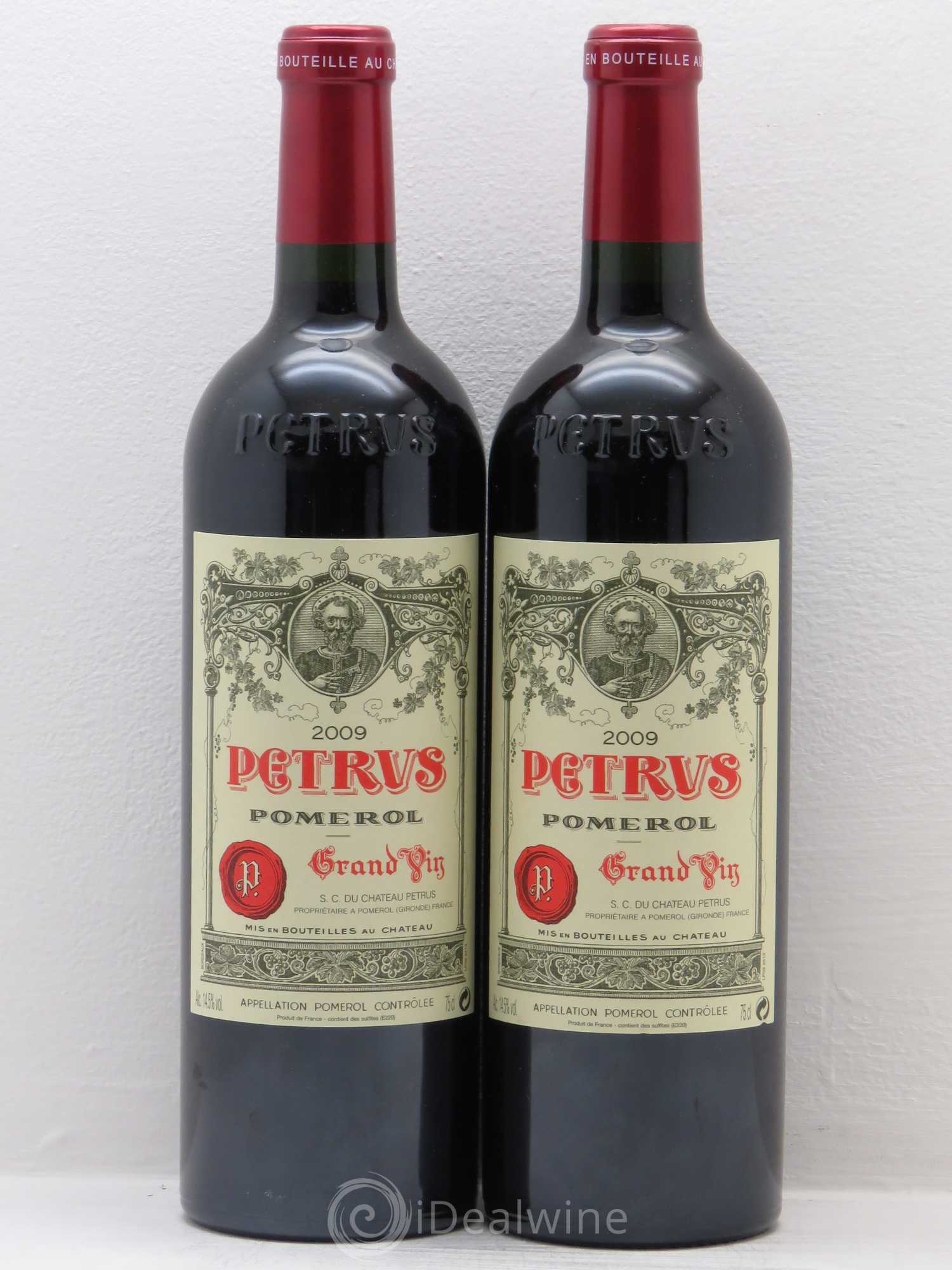 Petrus 2009 - Lot de 2 bouteilles - 0