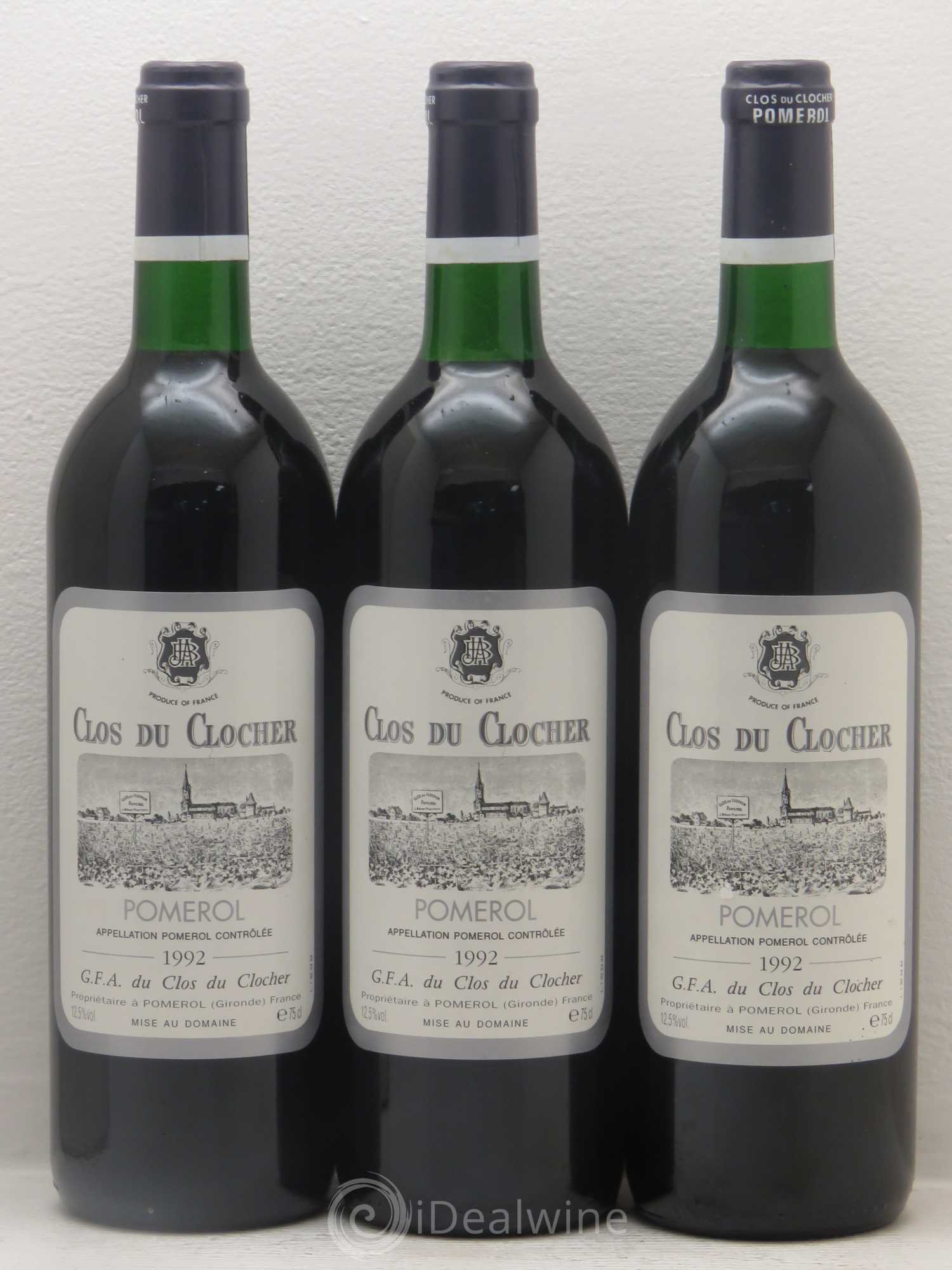 Clos du Clocher 1992 - Lot de 12 bouteilles - 3