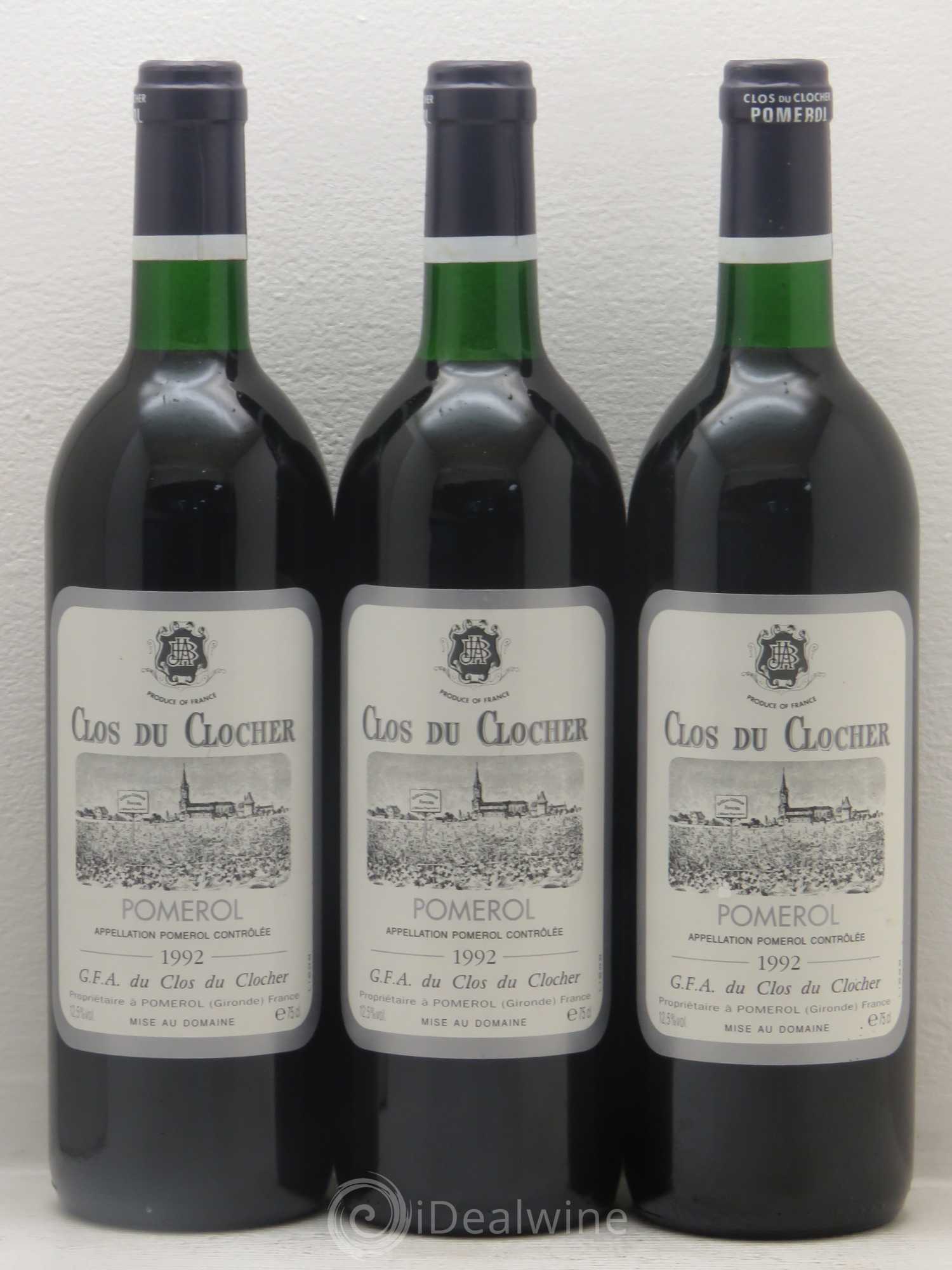 Clos du Clocher 1992 - Lot de 12 bouteilles - 4