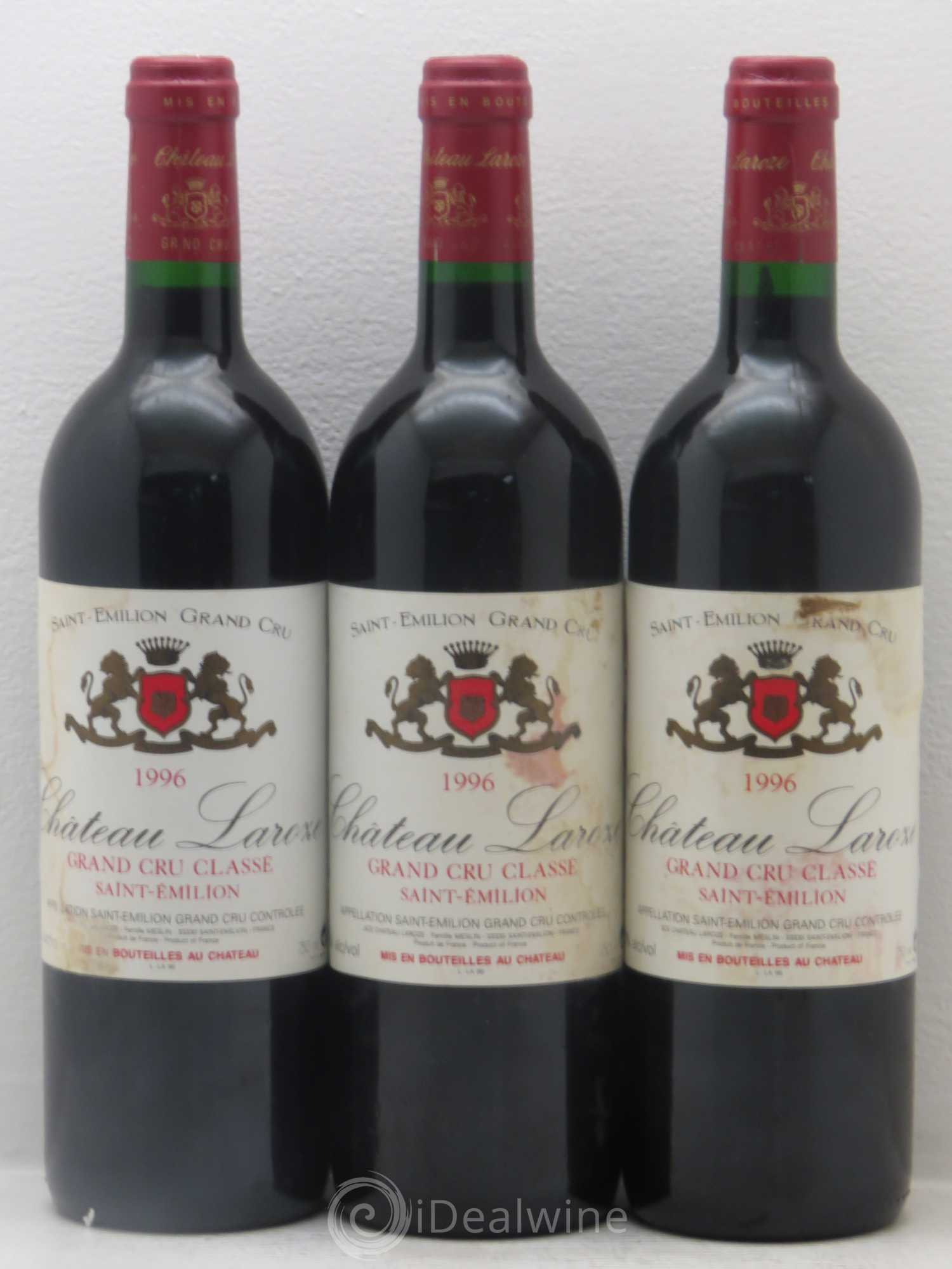 Château Laroze Grand Cru Classé 1996 - Lot de 12 bouteilles - 4