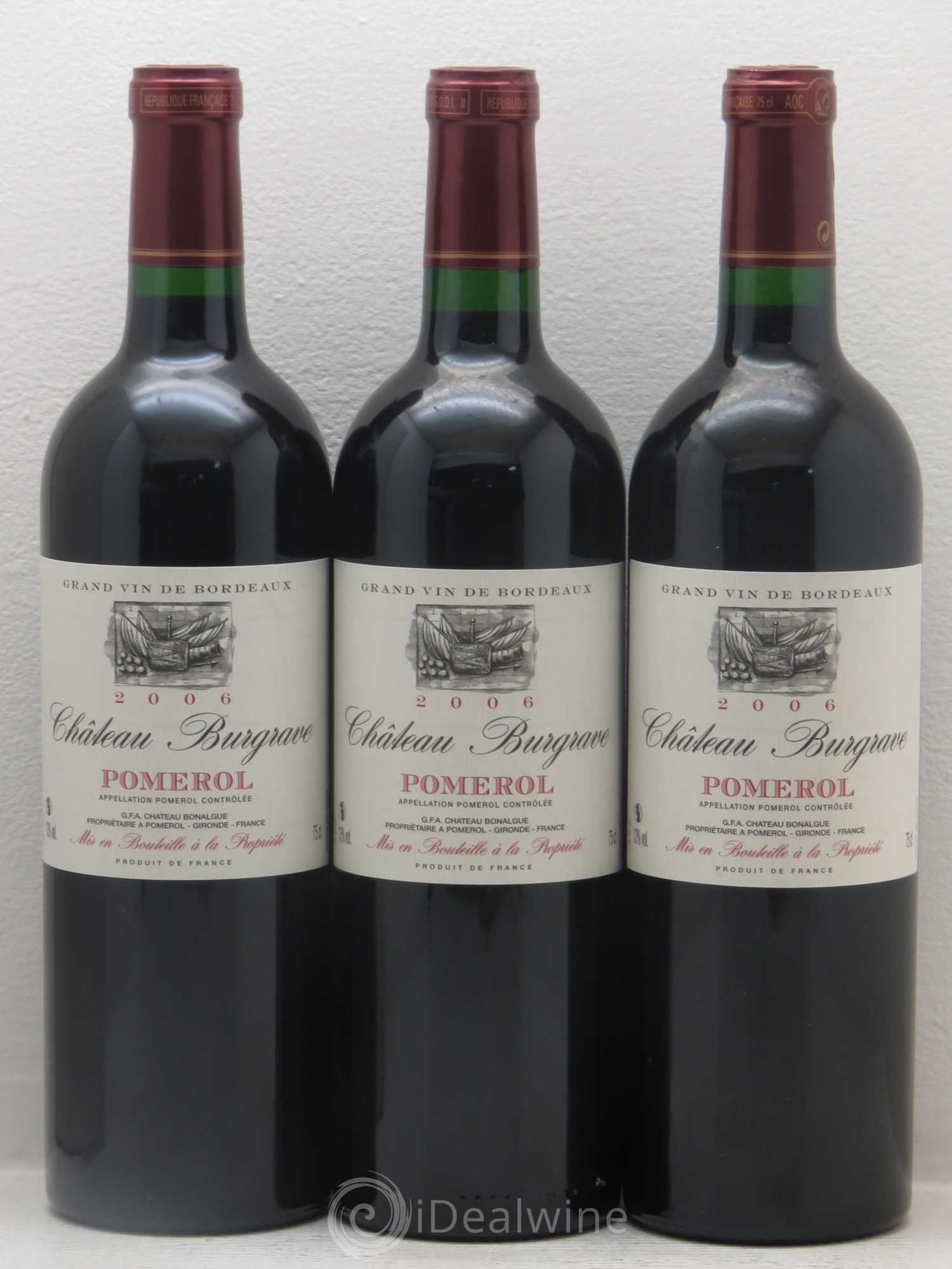 Pomerol Château Burgrave 2006 - Posten von 12 Flaschen - 2