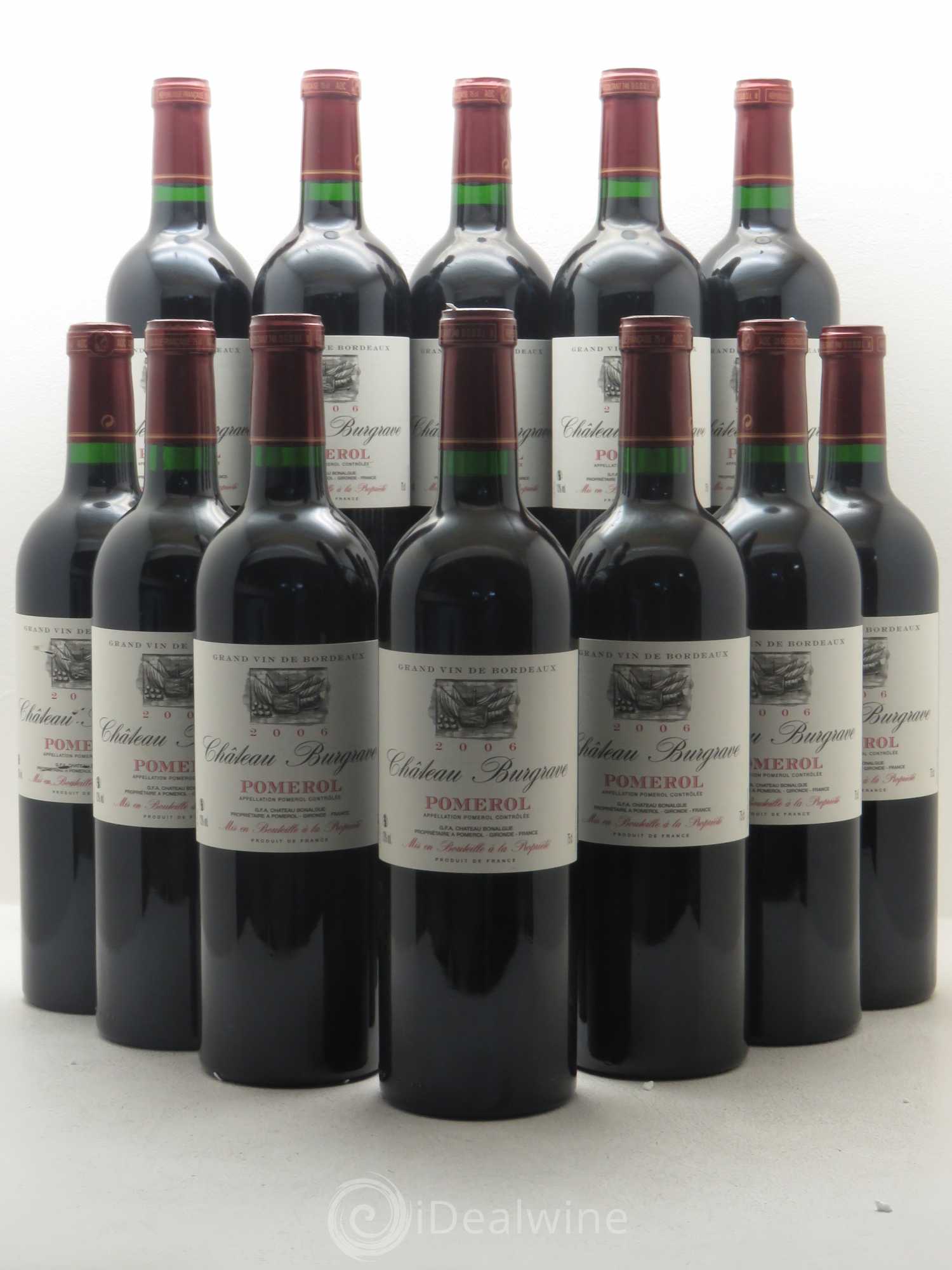 Pomerol Château Burgrave 2006 - Posten von 12 Flaschen - 0