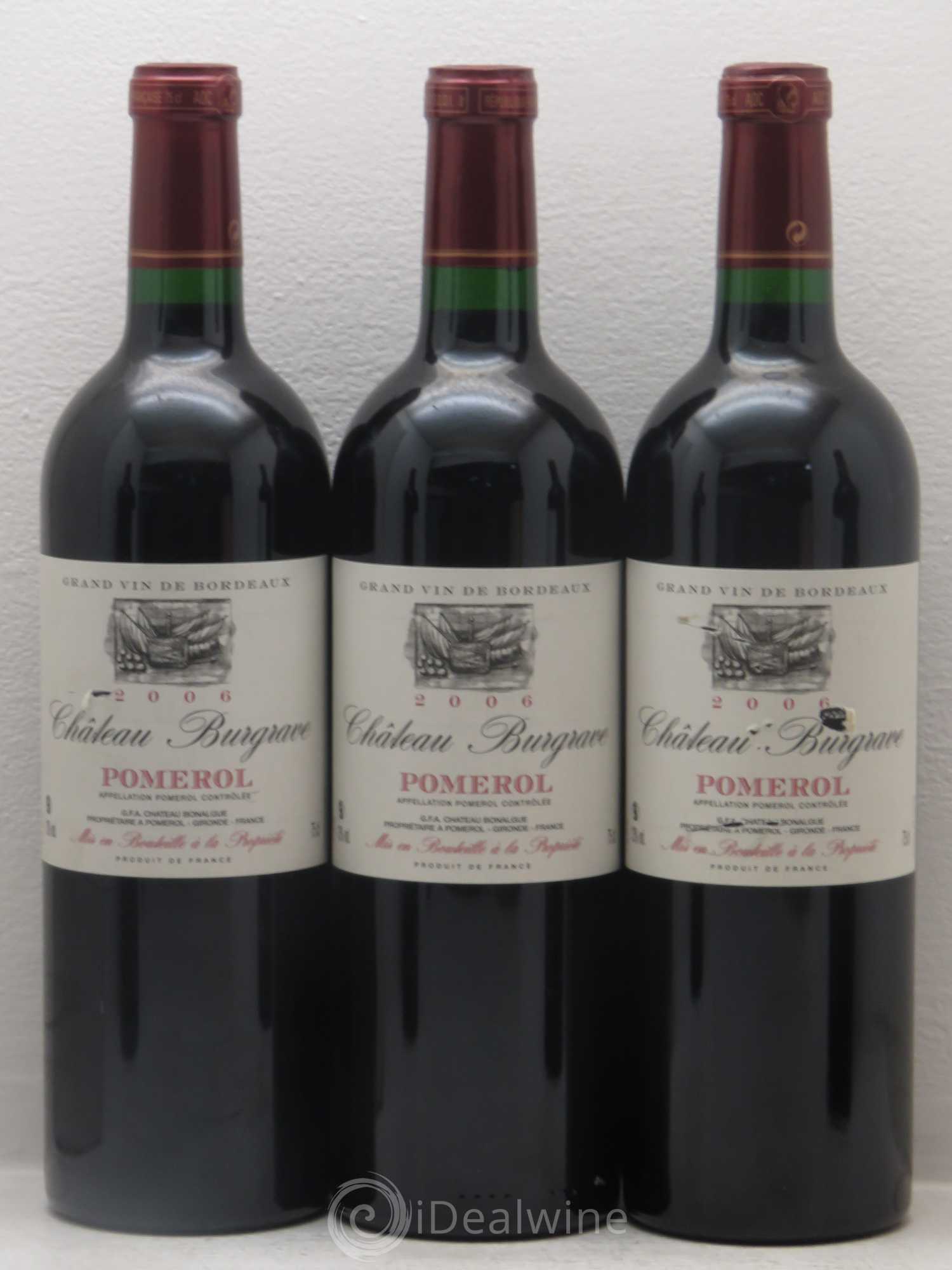 Pomerol Château Burgrave 2006 - Posten von 12 Flaschen - 1