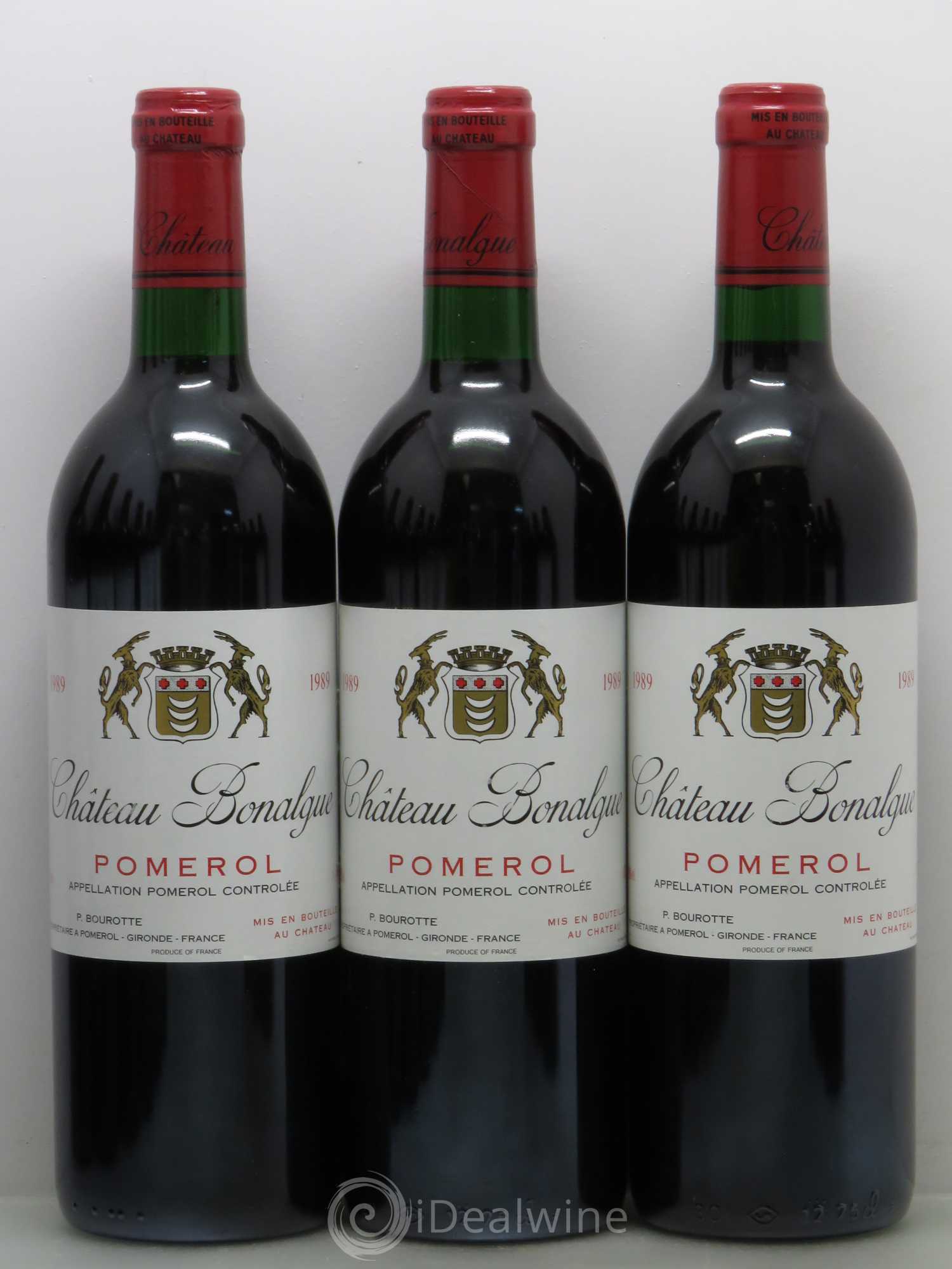 Château Bonalgue 1989 - Lot de 12 bouteilles - 1