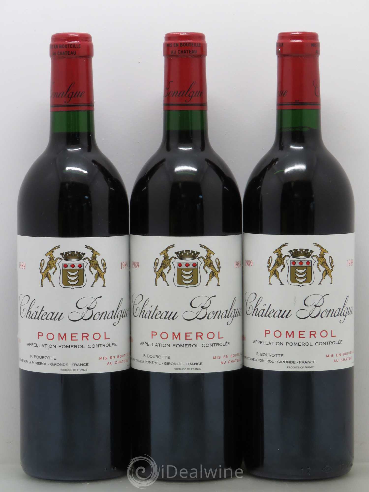 Château Bonalgue 1989 - Lot de 12 bouteilles - 4
