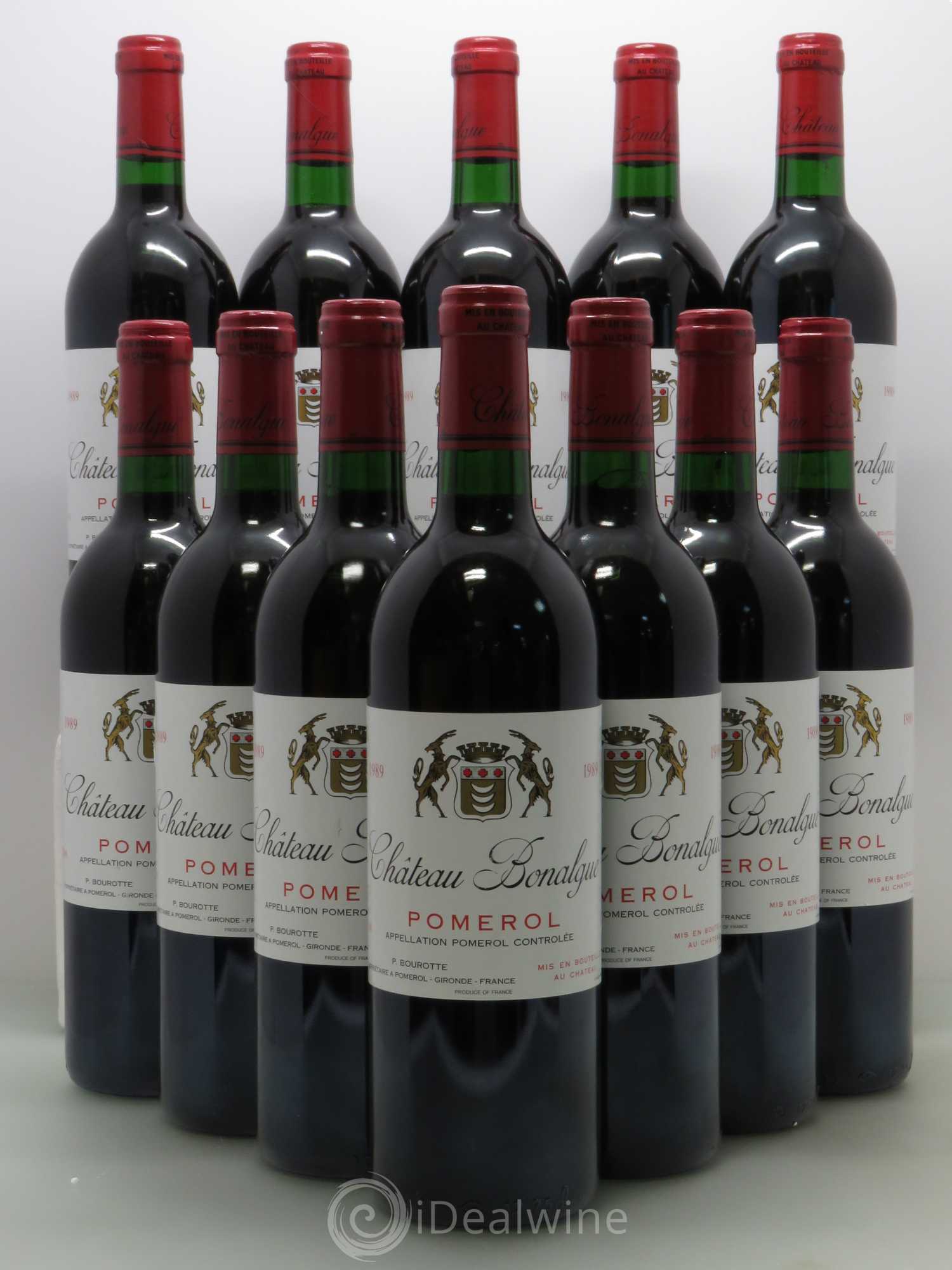 Château Bonalgue 1989 - Lot de 12 bouteilles - 0