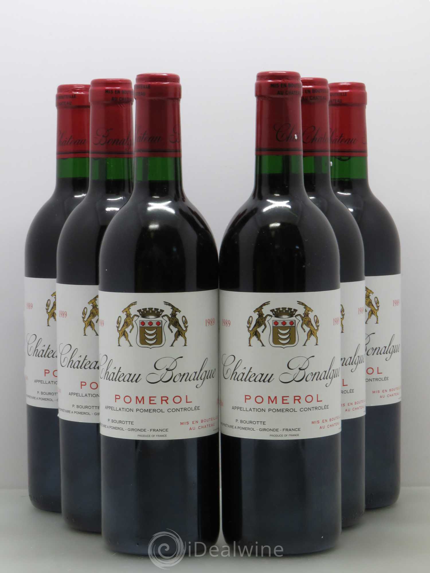 Château Bonalgue 1989 - Lot de 6 bouteilles - 0