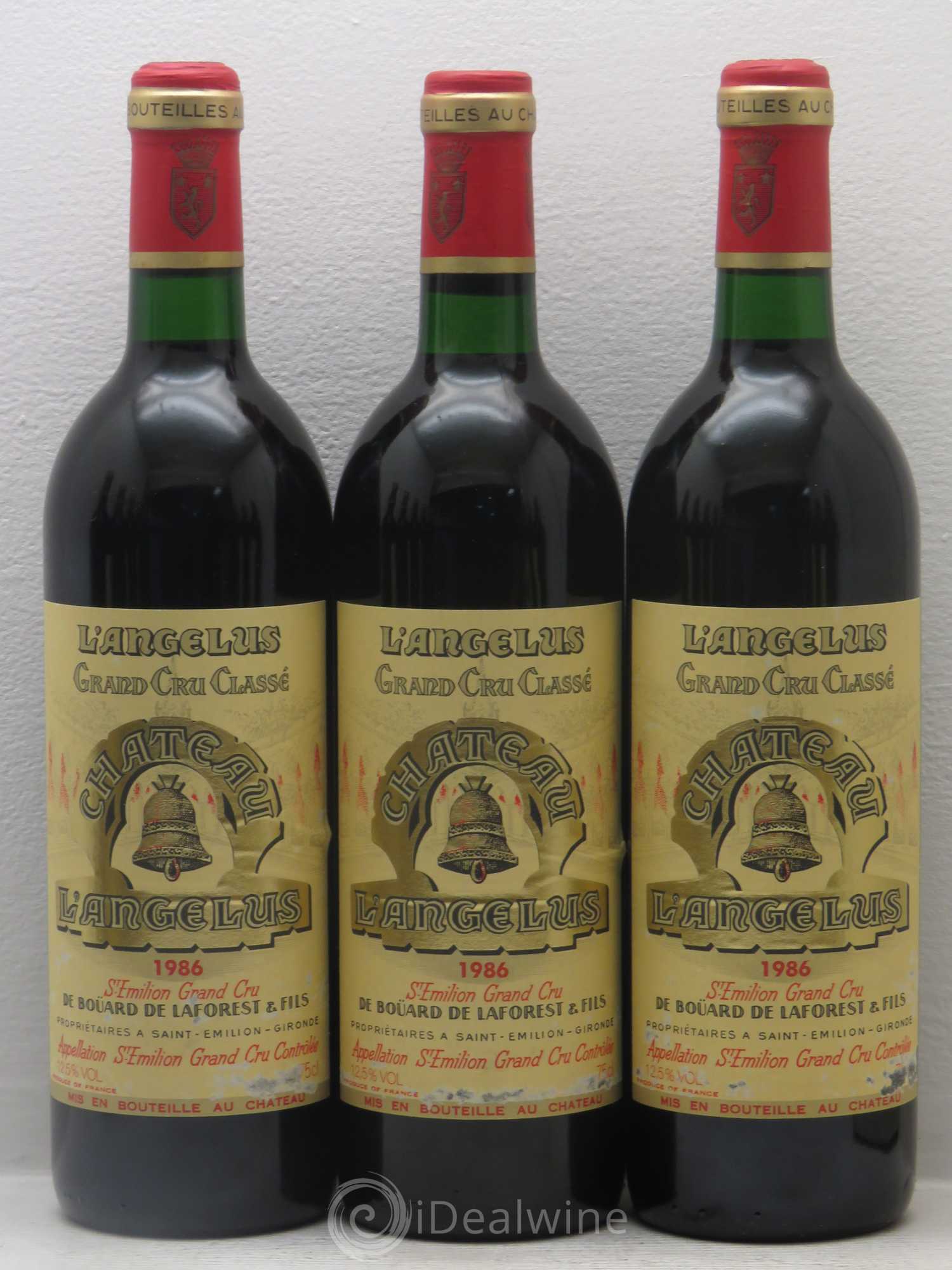 Château Angélus 1er Grand Cru Classé A 1986 - Lot de 11 bouteilles - 2