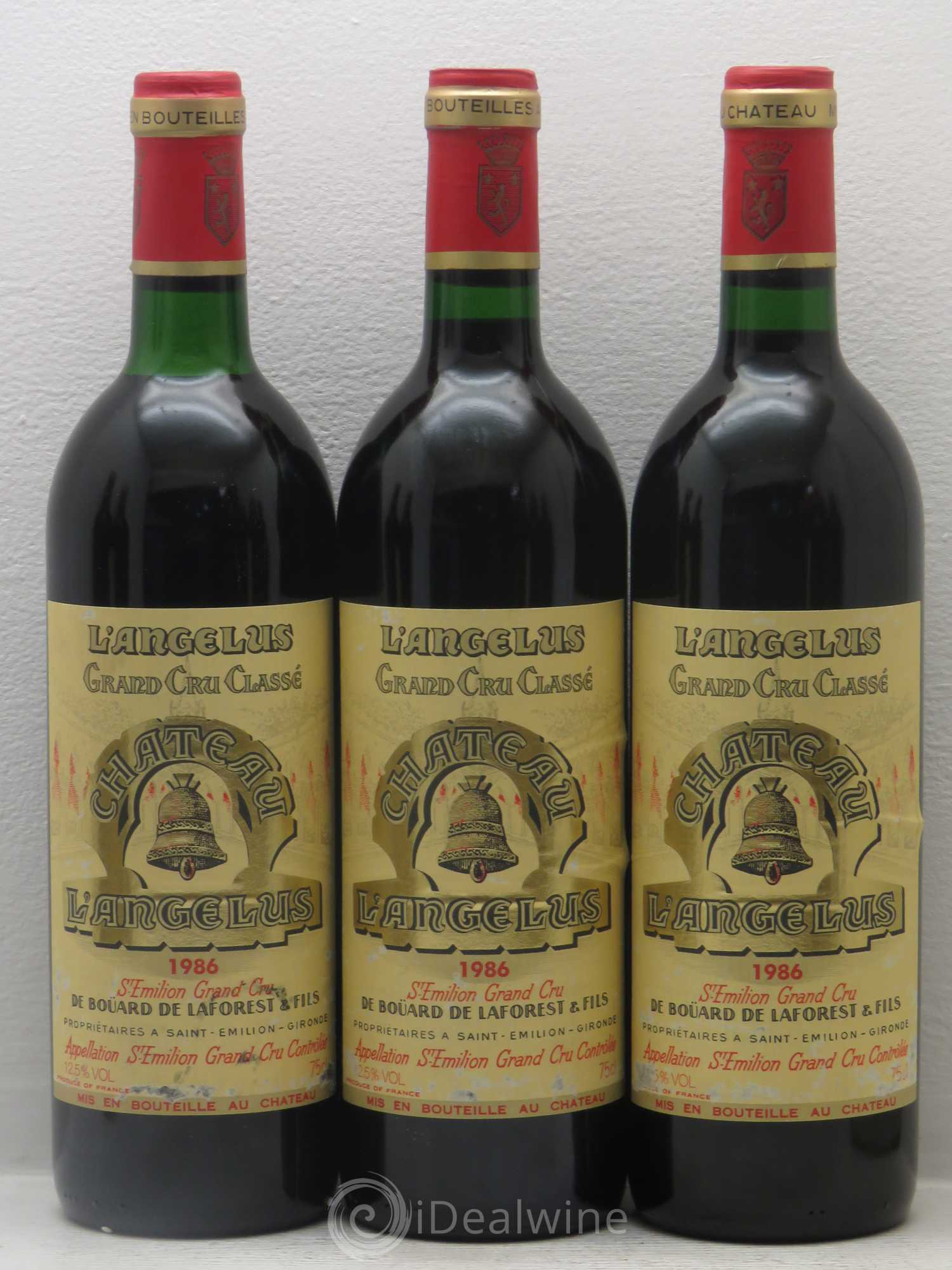 Château Angélus 1er Grand Cru Classé A 1986 - Lot de 11 bouteilles - 3