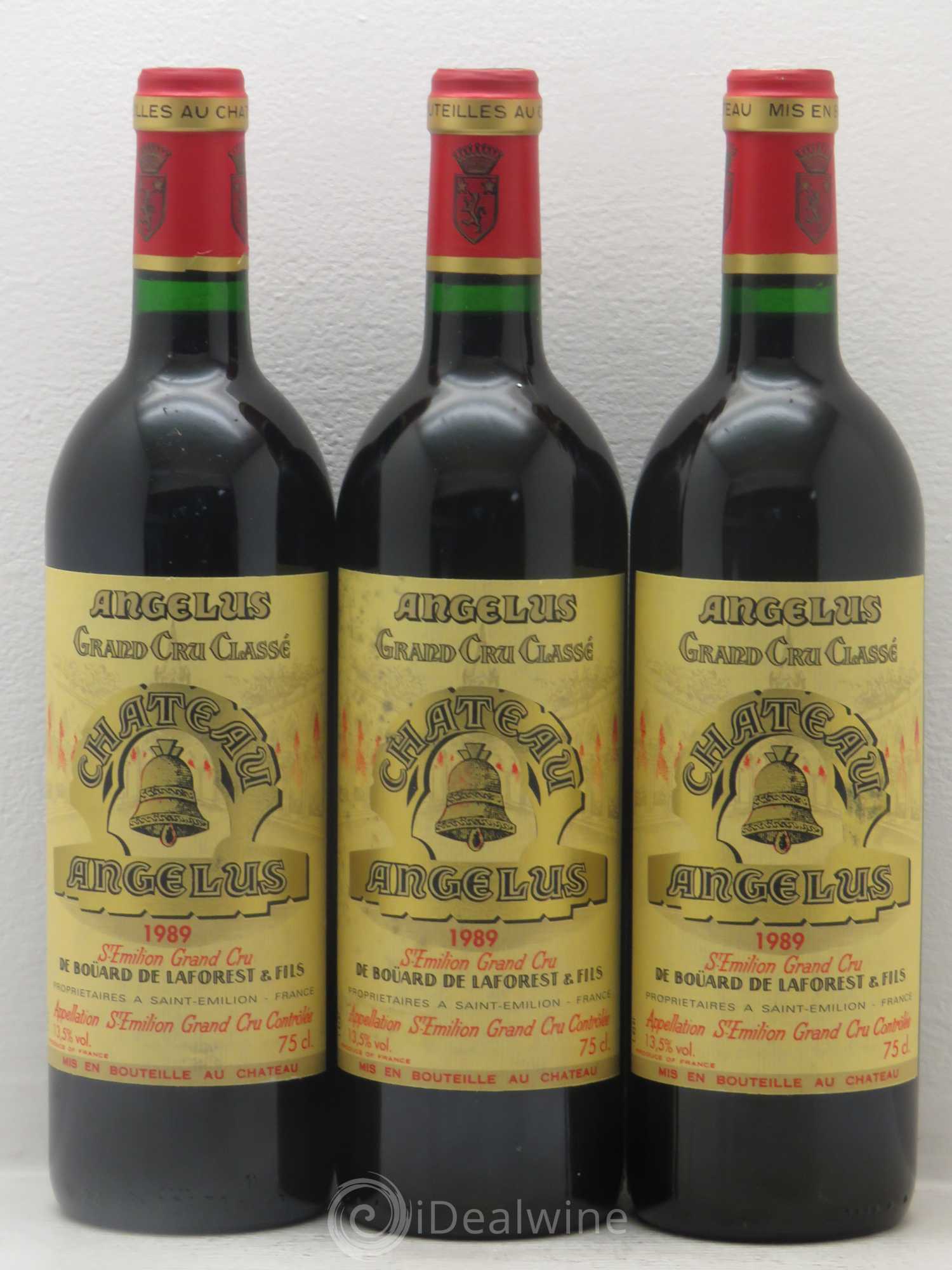 Château Angélus 1er Grand Cru Classé A 1989 - Lot de 12 bouteilles - 4