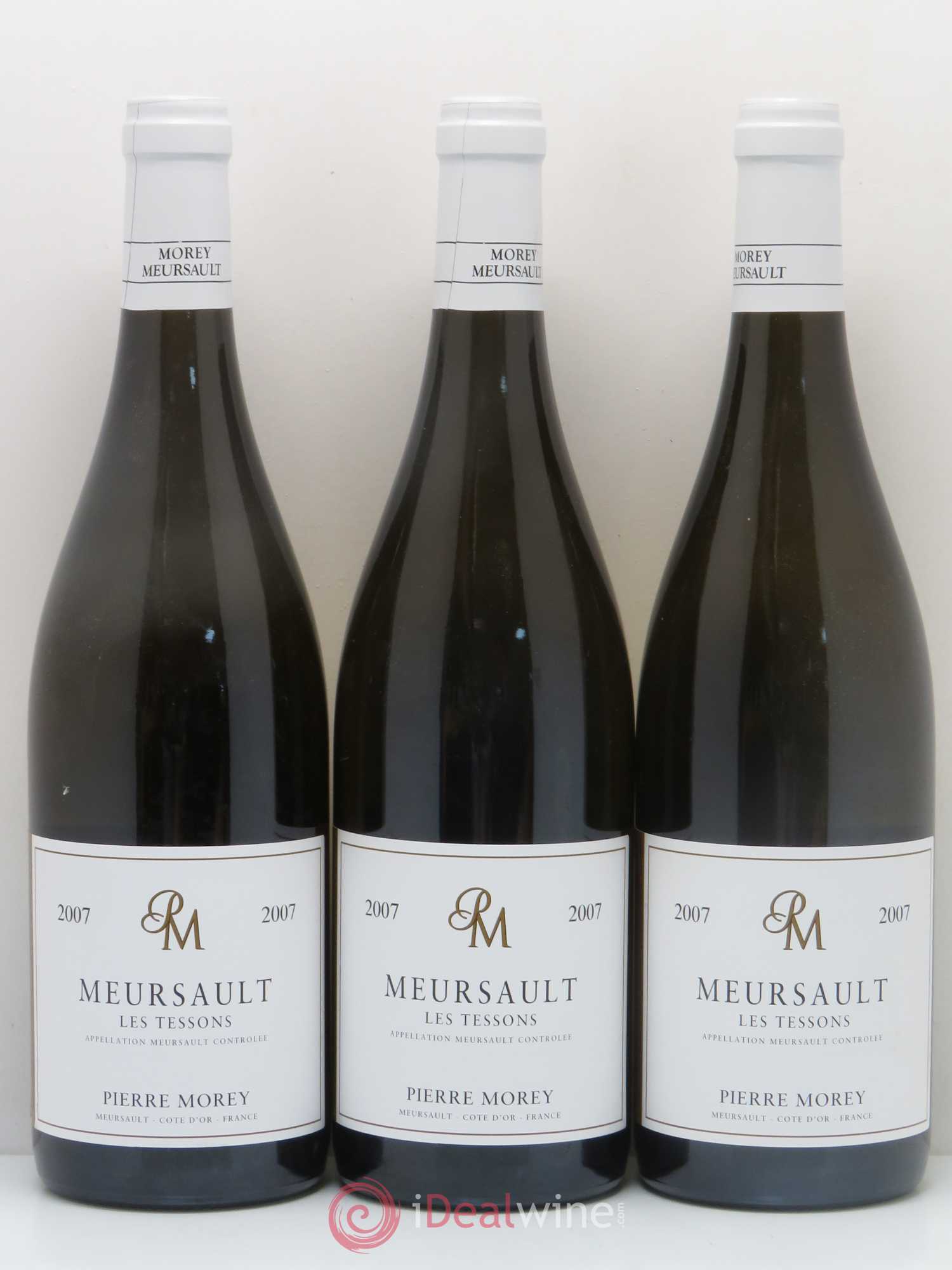 Meursault Les Tessons Pierre Morey (Domaine) 2007 - Lot de 3 bouteilles - 0