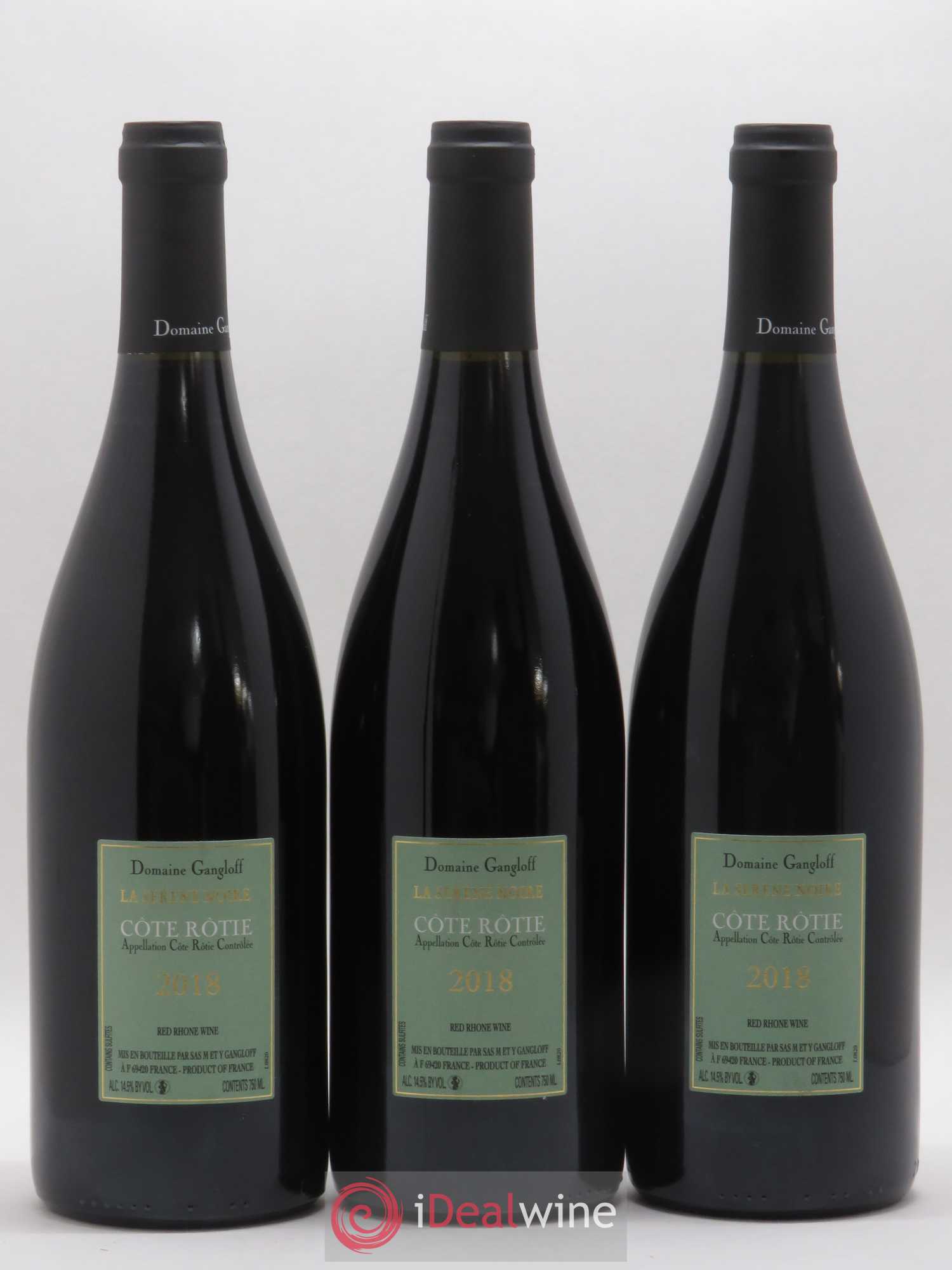 Côte-Rôtie La Sereine Noire Gangloff (Domaine) 2018 - Lot de 3 bouteilles - 1