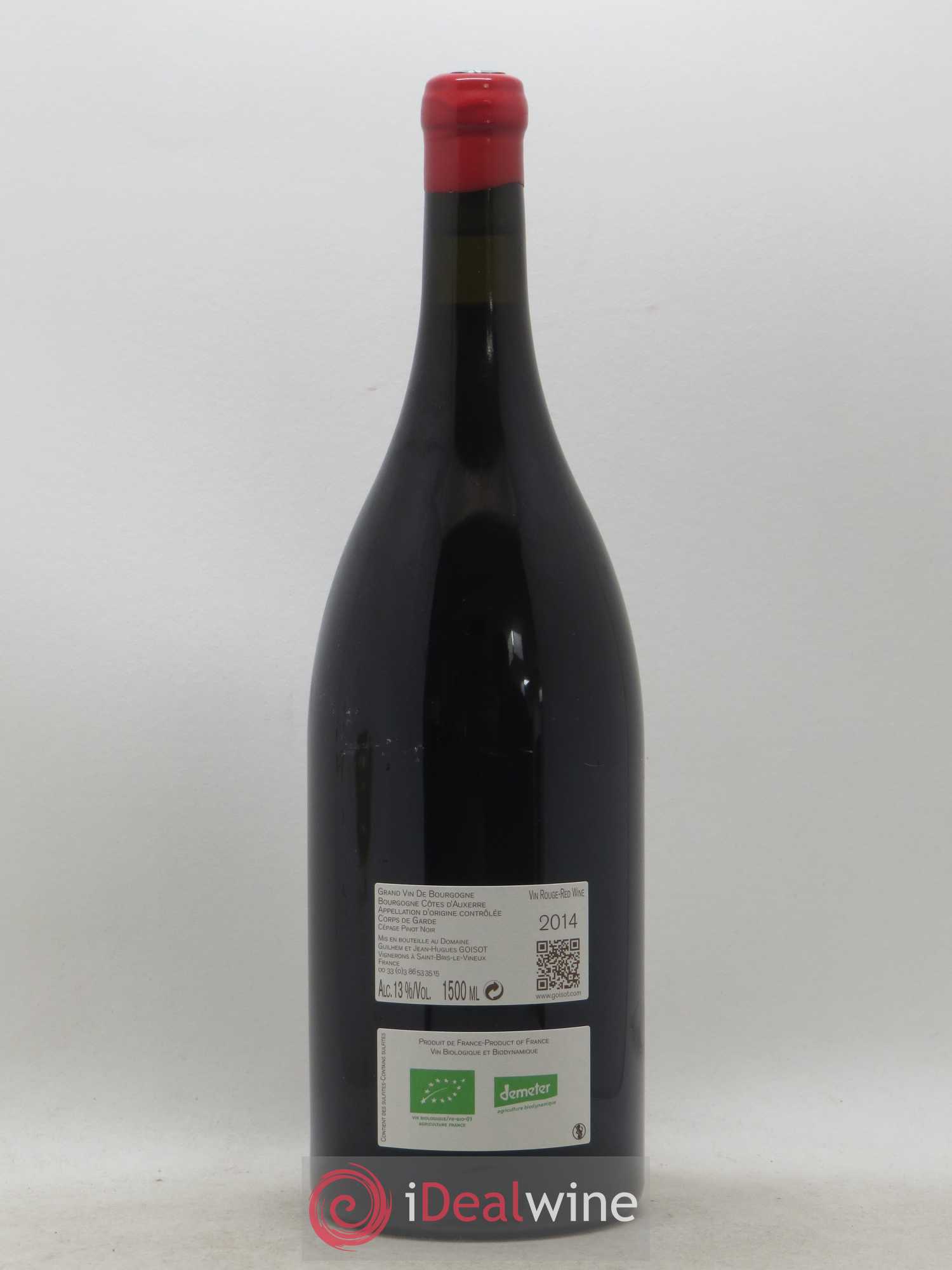 Bourgogne Côtes d'Auxerre Corps de Garde Goisot 2014 - Lot de 1 magnum - 1