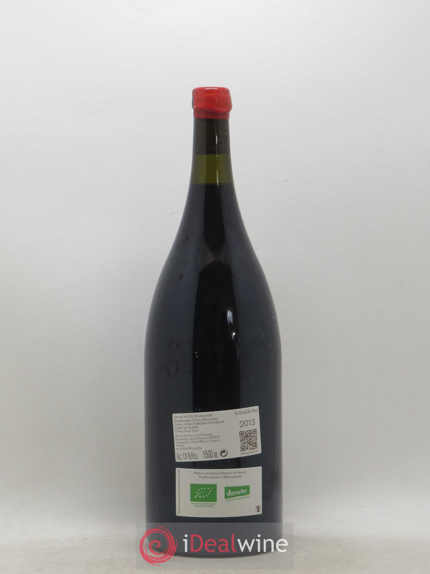 Bourgogne Côtes d'Auxerre Corps de Garde Goisot 2013 - Lot de 1 magnum - 1