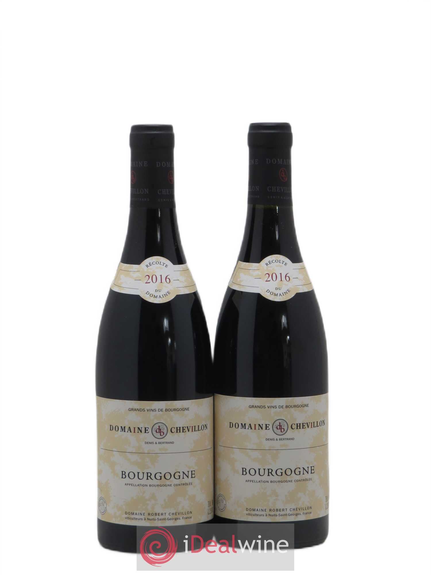 Bourgogne Robert Chevillon (sans prix de réserve) 2016 - Lot de 2 bouteilles - 0