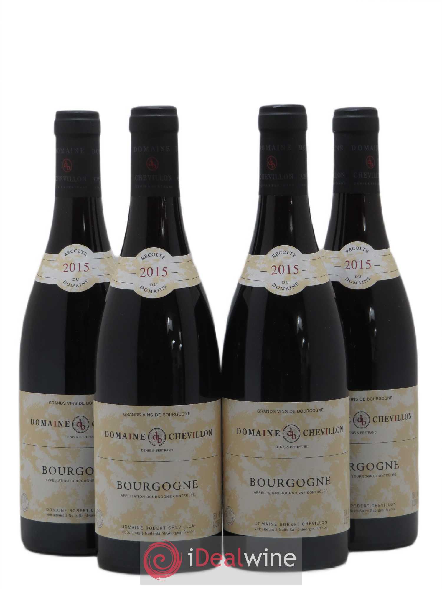 Bourgogne Robert Chevillon (sans prix de réserve) 2015 - Lot de 4 bouteilles - 0
