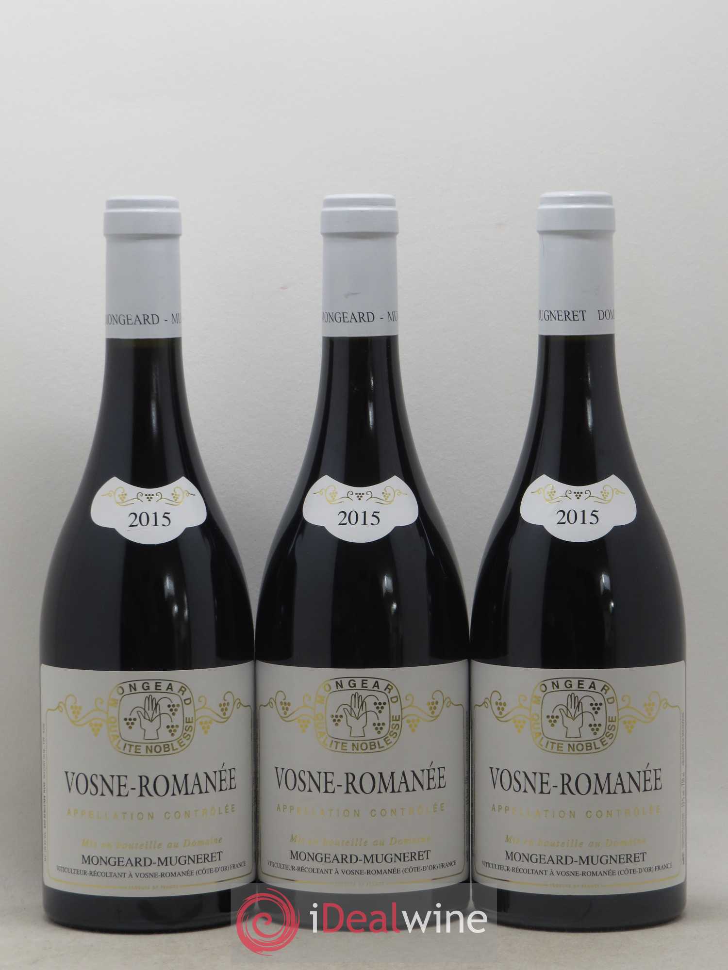 Vosne-Romanée Mongeard-Mugneret (Domaine) 2015 - Lot de 3 bouteilles - 0
