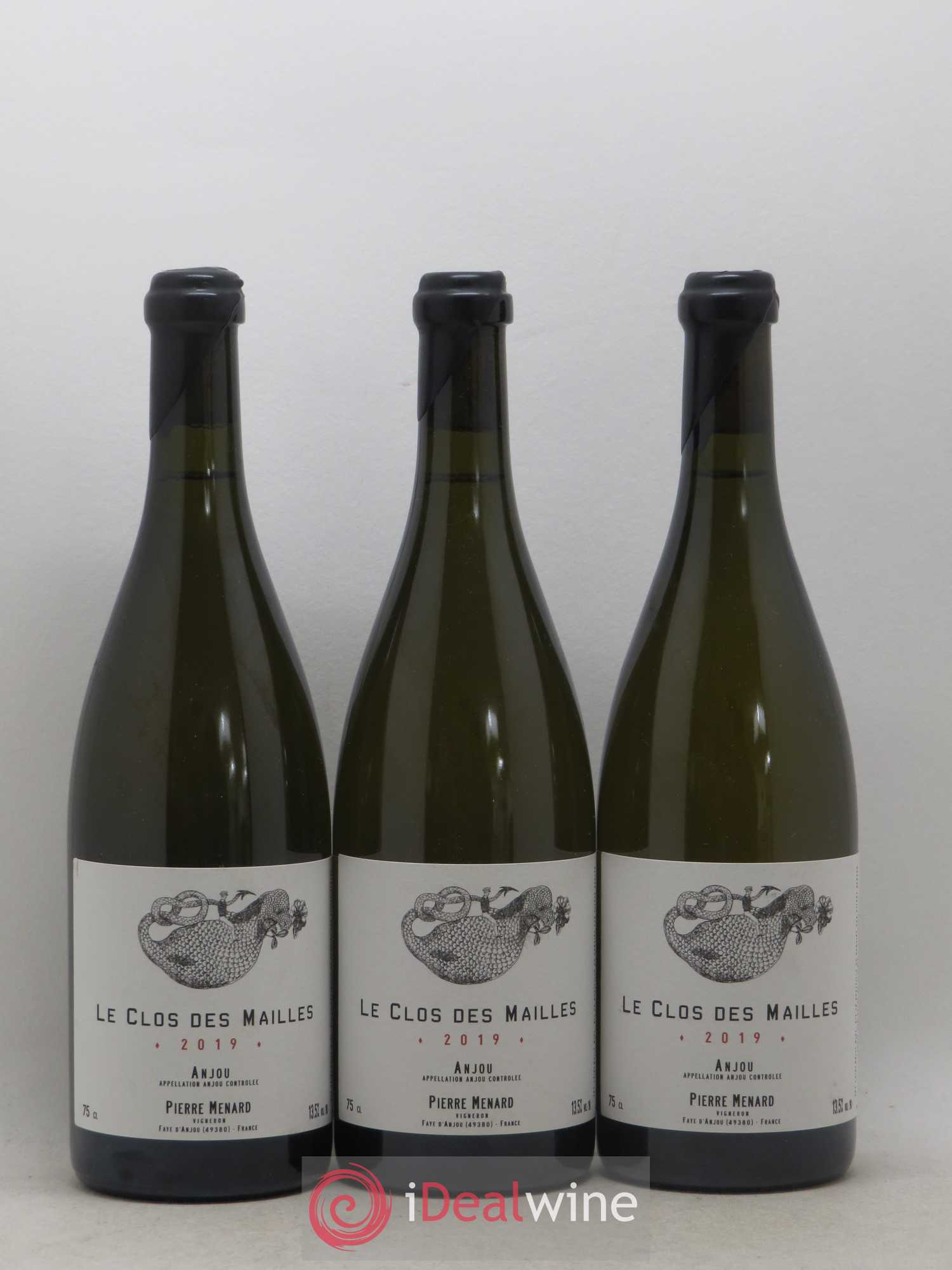 Anjou Le Clos des Mailles Pierre Ménard 2019 - Lot de 3 bouteilles - 0
