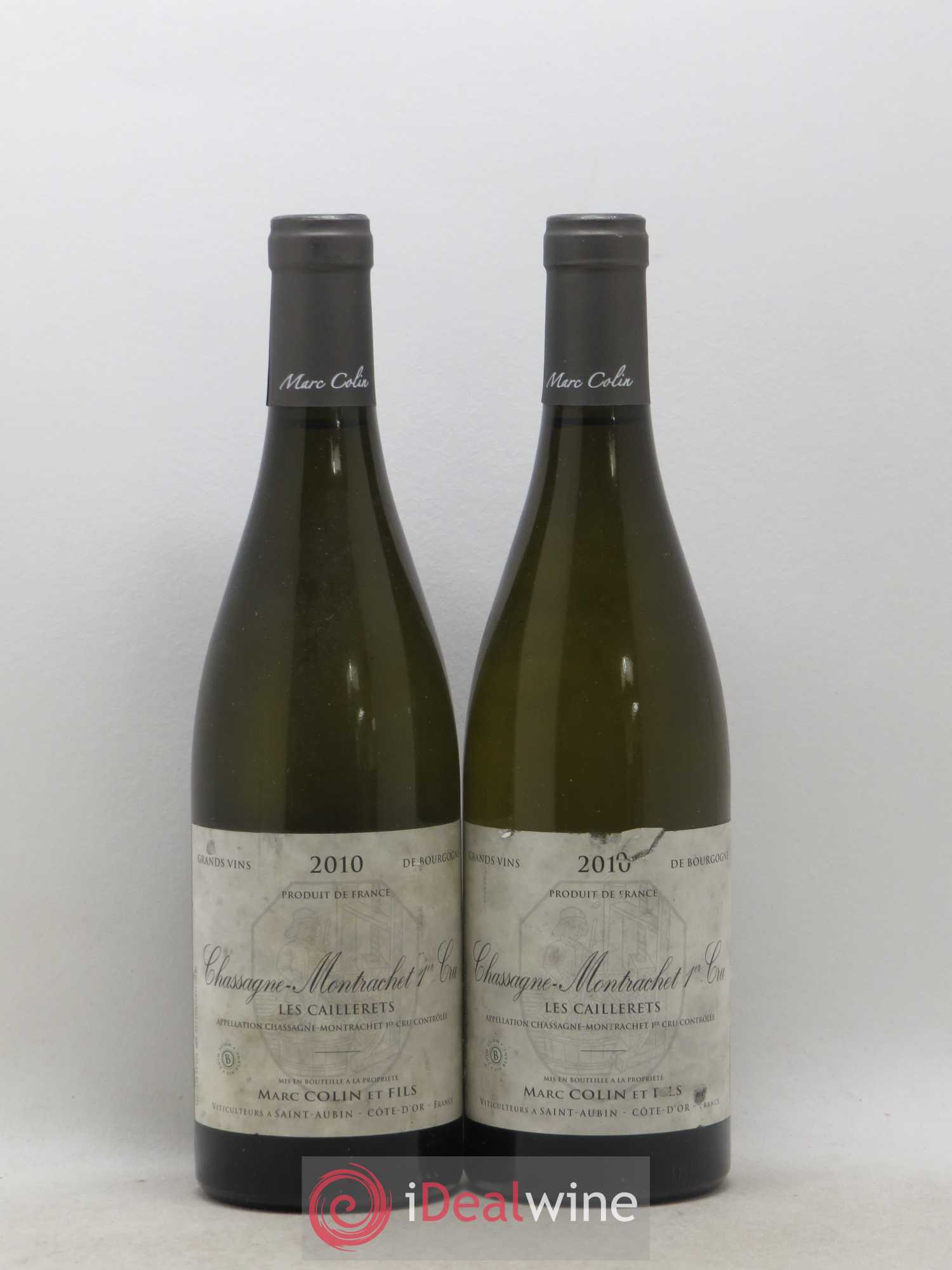 Chassagne-Montrachet 1er Cru Les Caillerets Marc Colin & Fils 2010 - Lot de 2 bouteilles - 0