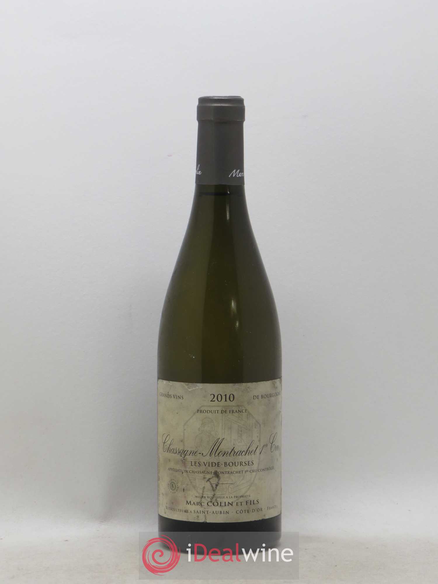 Chassagne-Montrachet 1er Cru Les Vide-Bourses Marc Colin & Fils 2010 - Lot de 1 bouteille - 0
