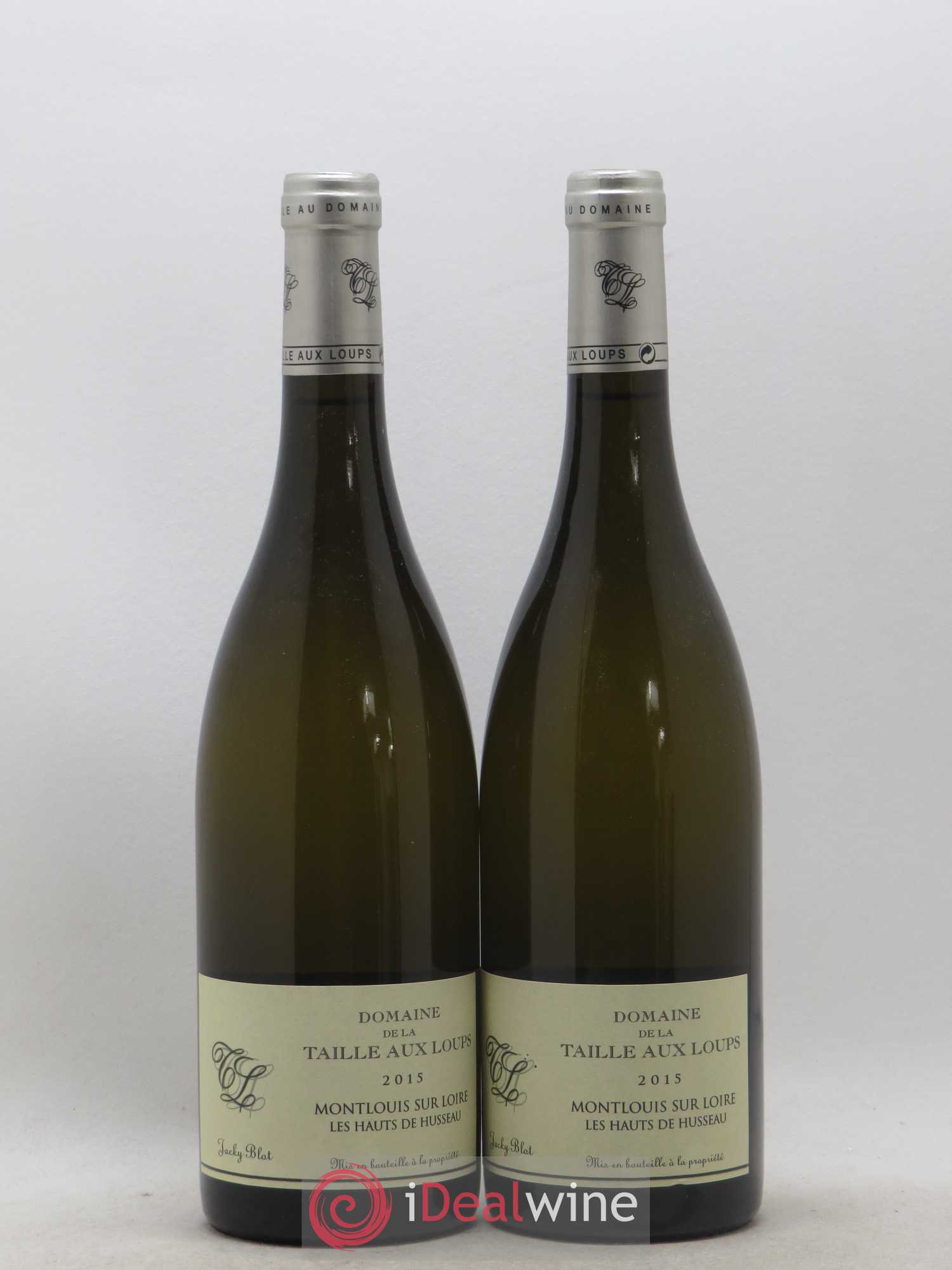 Montlouis-sur-Loire Les Hauts de Husseau La Taille aux Loups - Jacky Blot 2015 - Lot de 2 bouteilles - 0