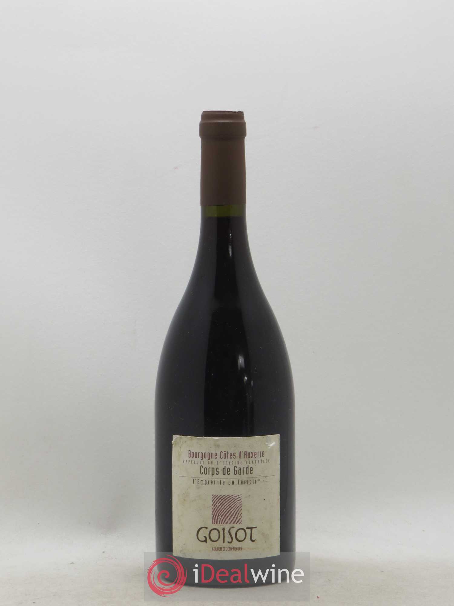 Bourgogne Côtes d'Auxerre Corps de Garde Goisot 2010 - Lot de 1 bouteille - 0