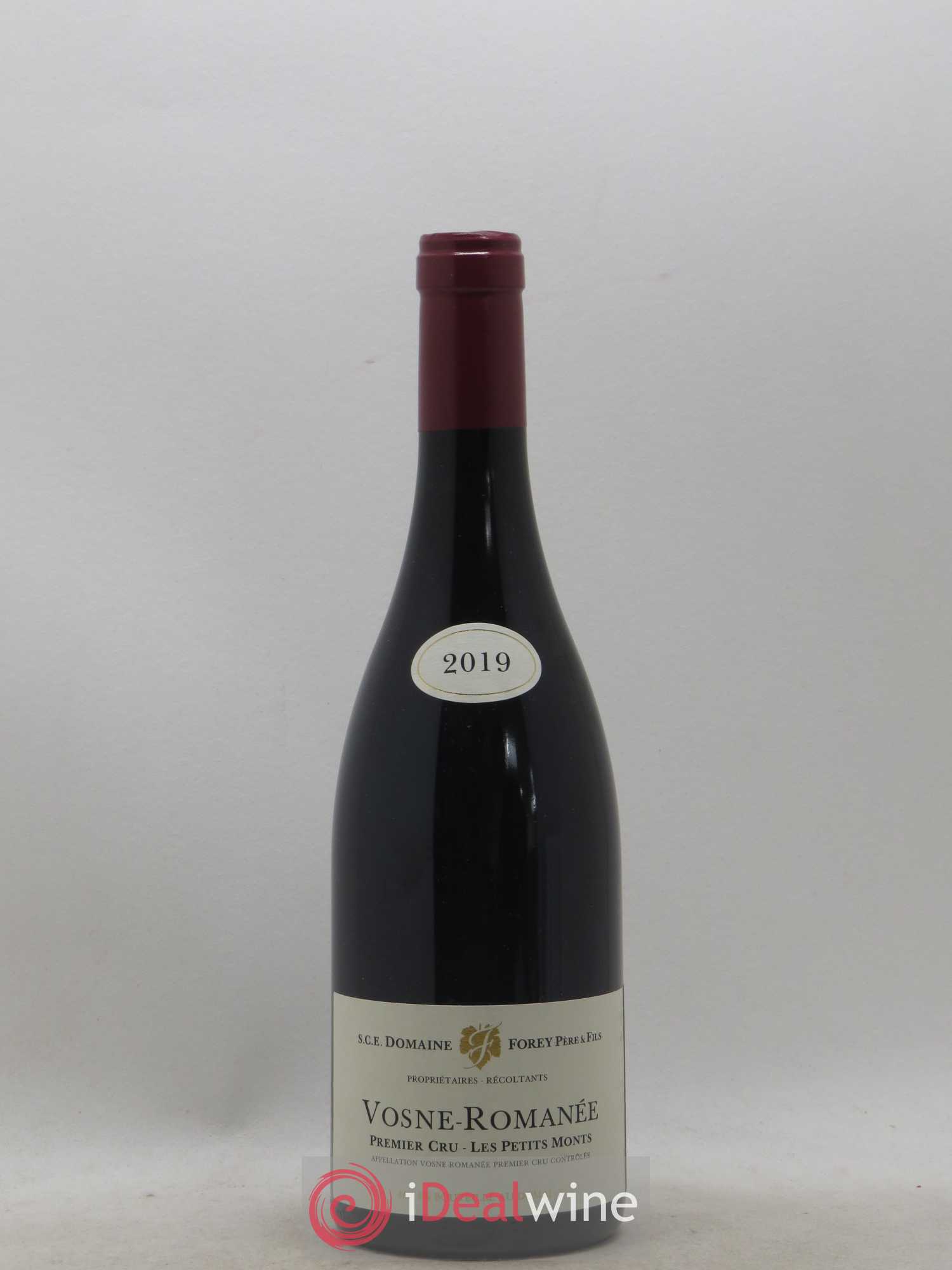 Vosne-Romanée 1er Cru Les Petits Monts Forey Père et Fils (Domaine) 2019 - Lot de 1 bouteille - 0