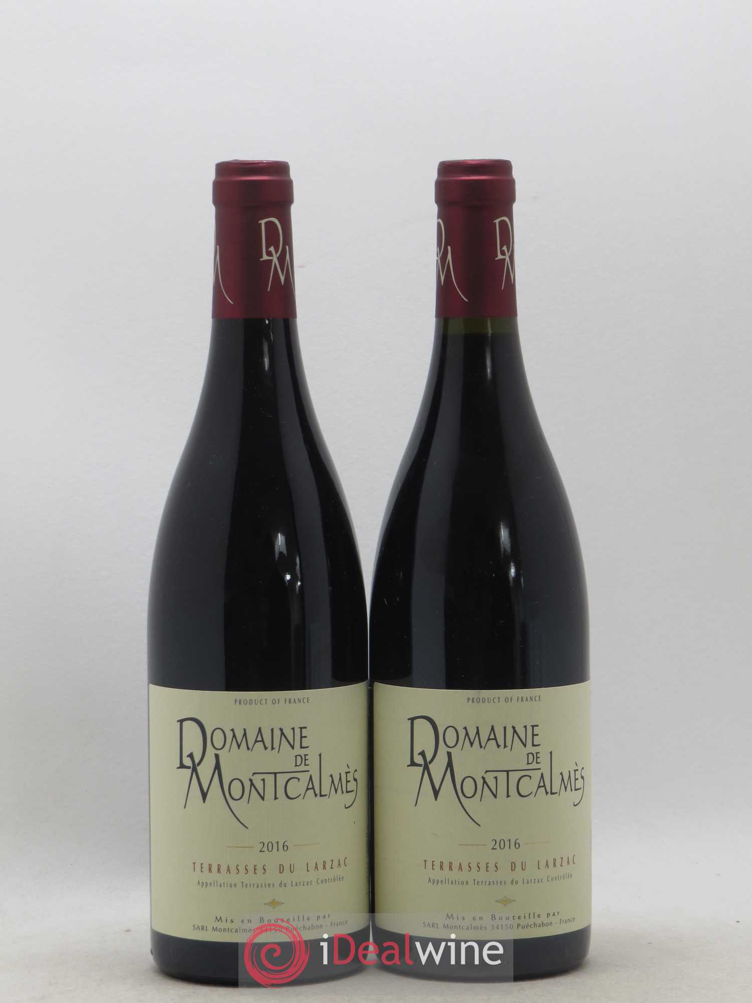 Terrasses du Larzac Domaine de Montcalmès Frédéric Pourtalié 2016 - Lot de 2 bouteilles - 0