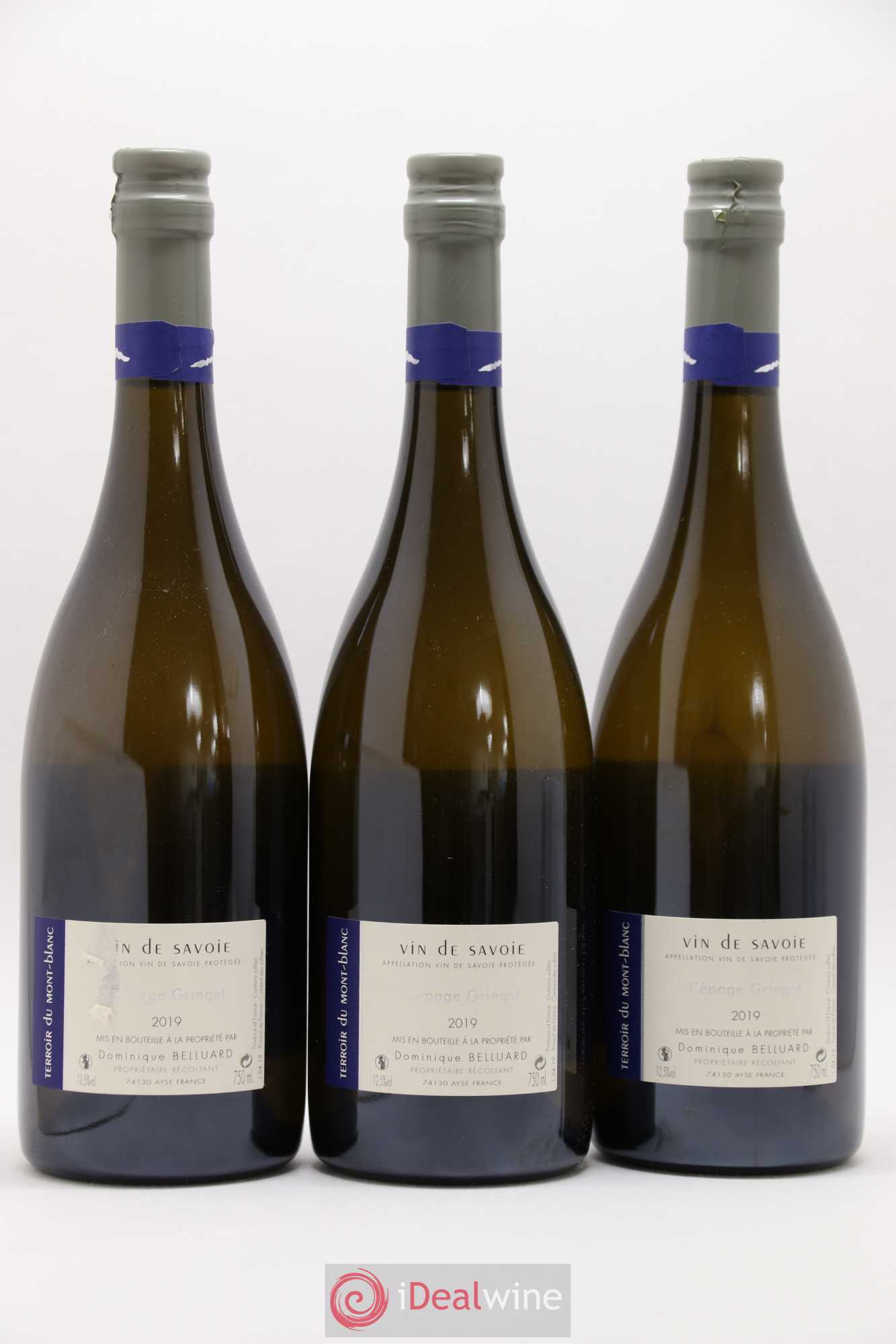 Vin de Savoie Pur Jus 100% Domaine Belluard 2019 - Lot de 3 bouteilles - 1
