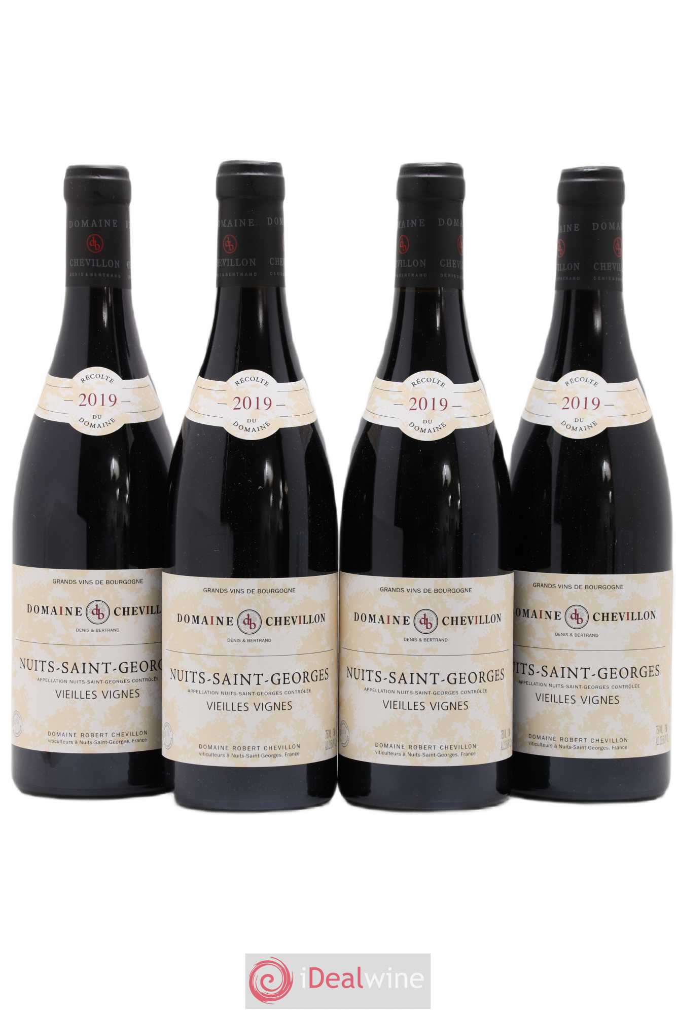 Nuits-Saint-Georges Vieilles vignes Robert Chevillon 2019 - Lot de 4 bouteilles - 0