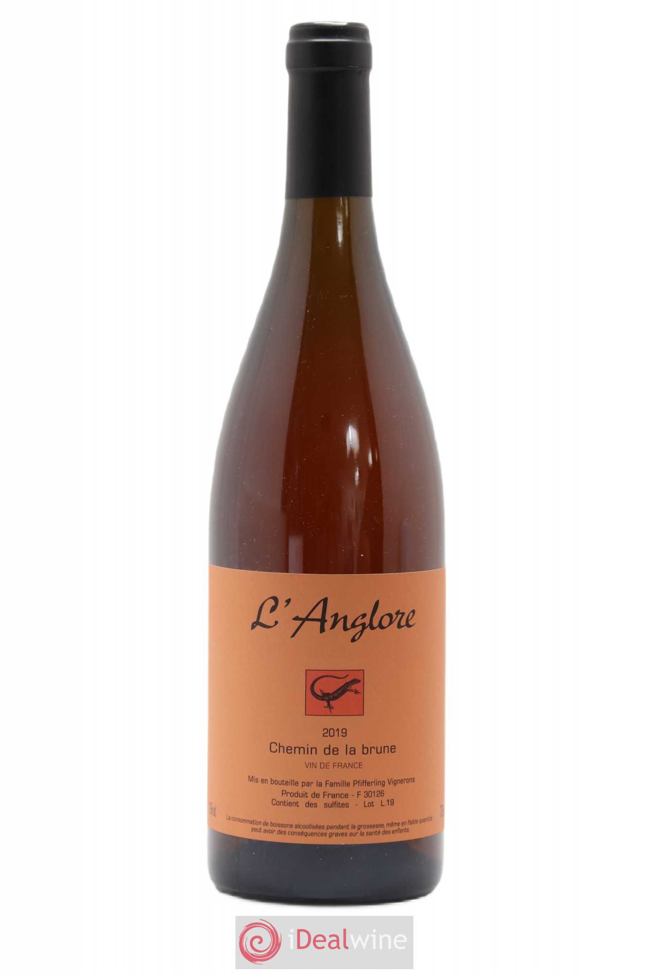 Vin de France Chemin de la brune L'Anglore 2019 - Lot de 1 bouteille - 0