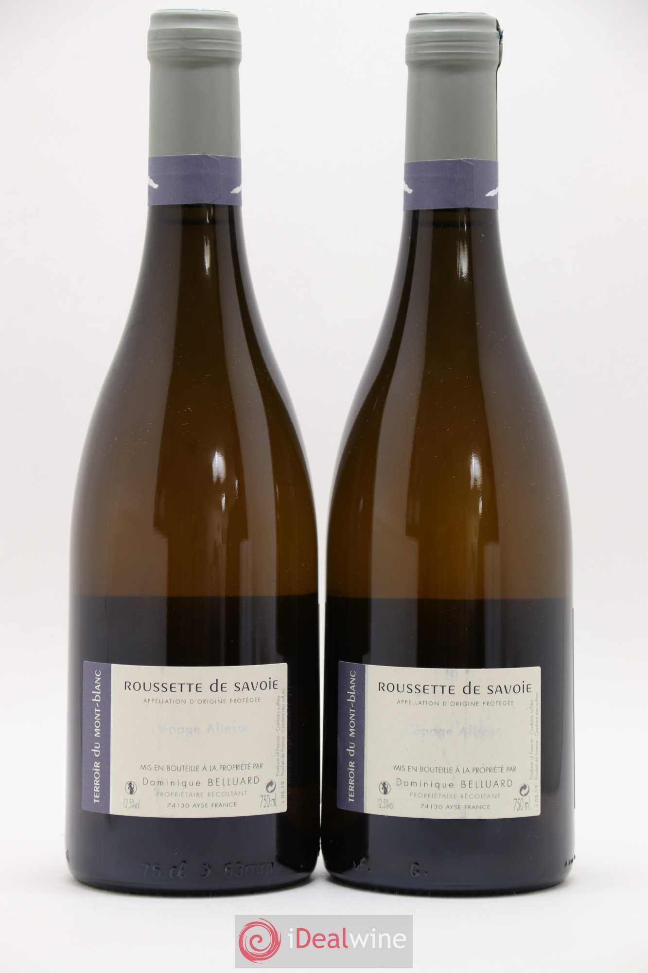 Vin de France Les Grandes Jorasses Domaine Belluard 2019 - Lot de 2 bouteilles - 1