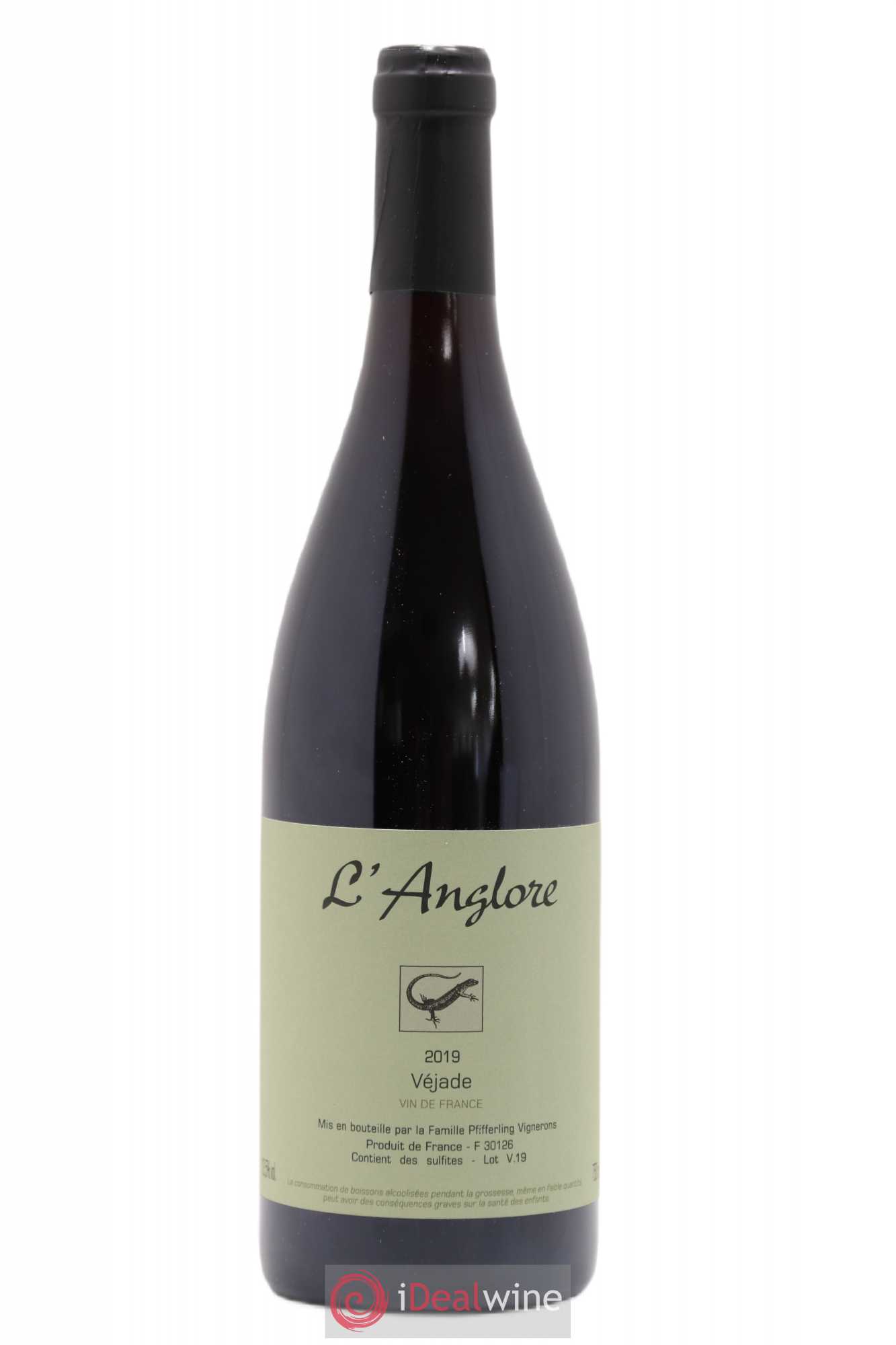 Vin de France Véjade L'Anglore 2019 - Lot de 1 bouteille - 0