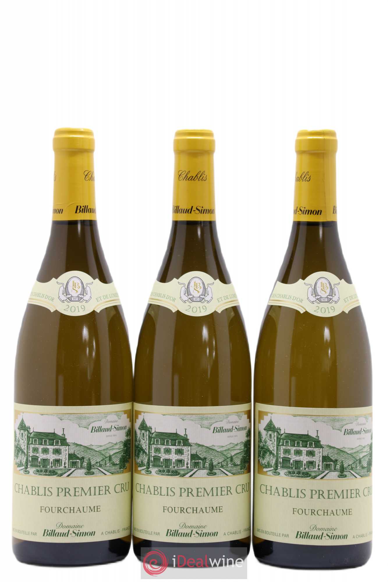 Chablis 1er Cru Fourchaume Billaud-Simon (Domaine) 2019 - Lot de 3 bouteilles - 0