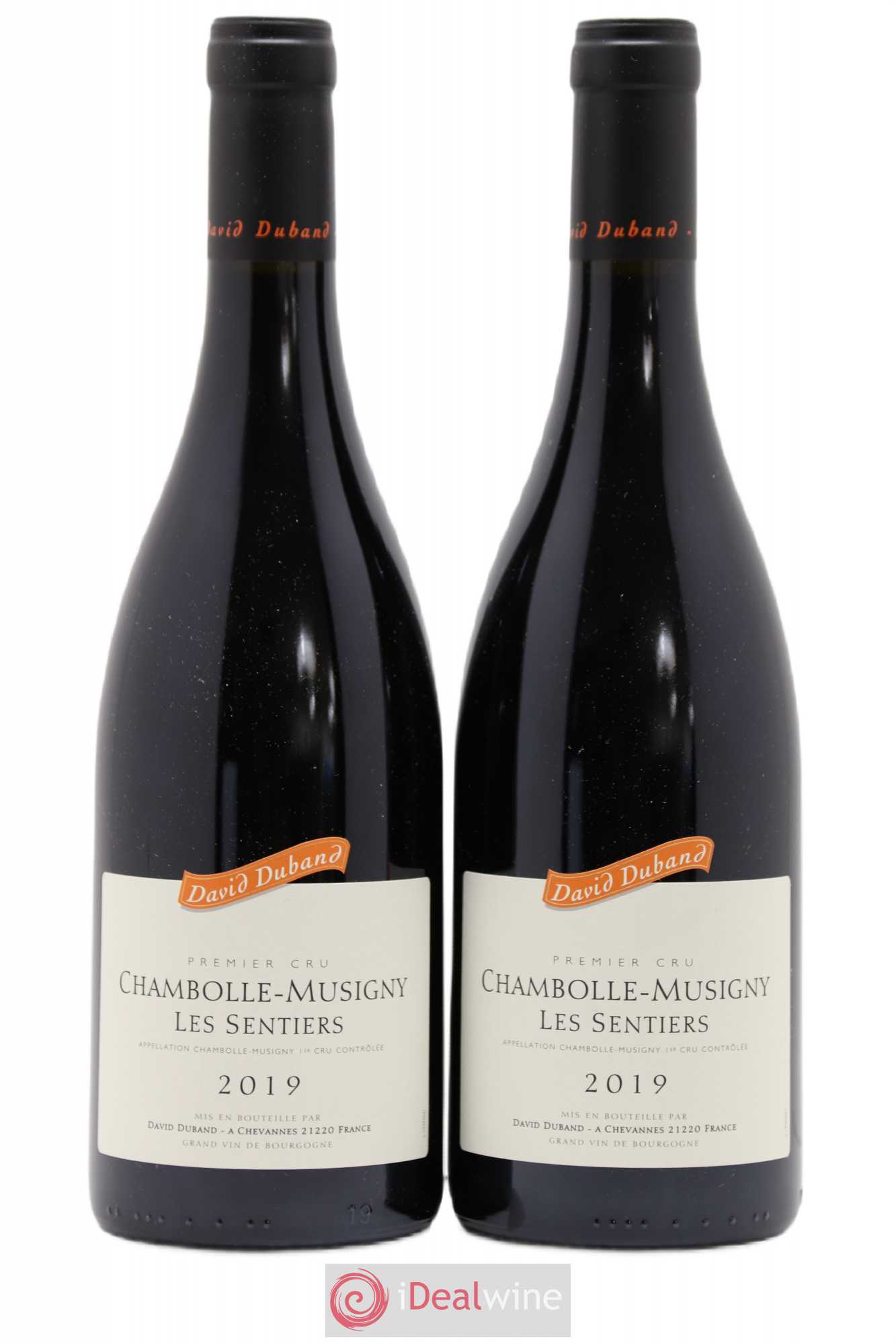 Chambolle-Musigny 1er Cru Les Sentiers David Duband (Domaine) 2019 - Lot de 2 bouteilles - 0