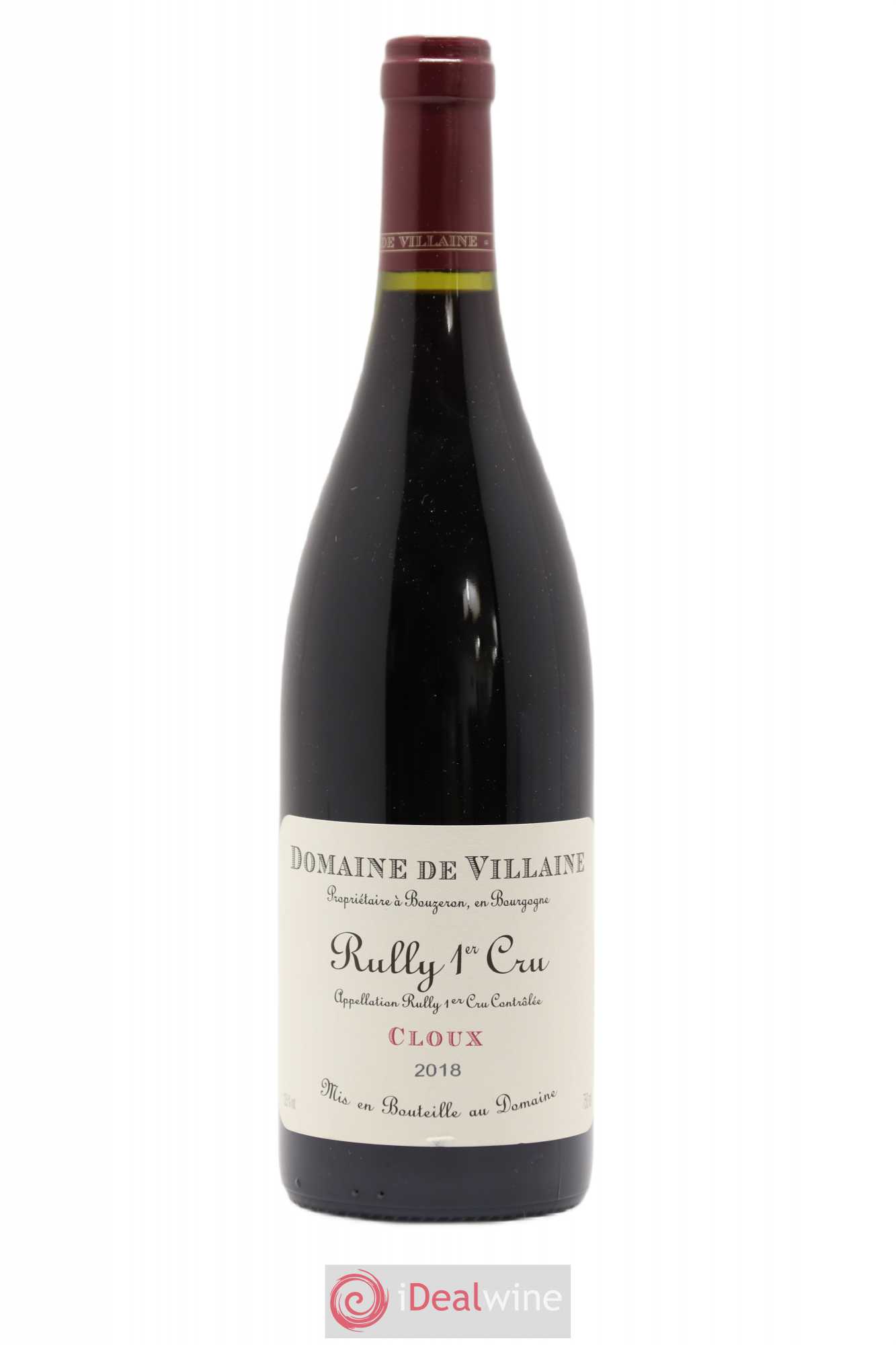 Rully 1er Cru Les Cloux Domaine de Villaine 2018 - Lot de 1 bouteille - 0