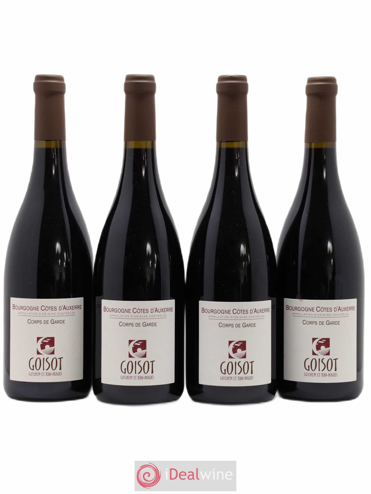 Bourgogne Côtes d'Auxerre Corps de Garde Goisot 2018 - Lot de 4 bouteilles - 0