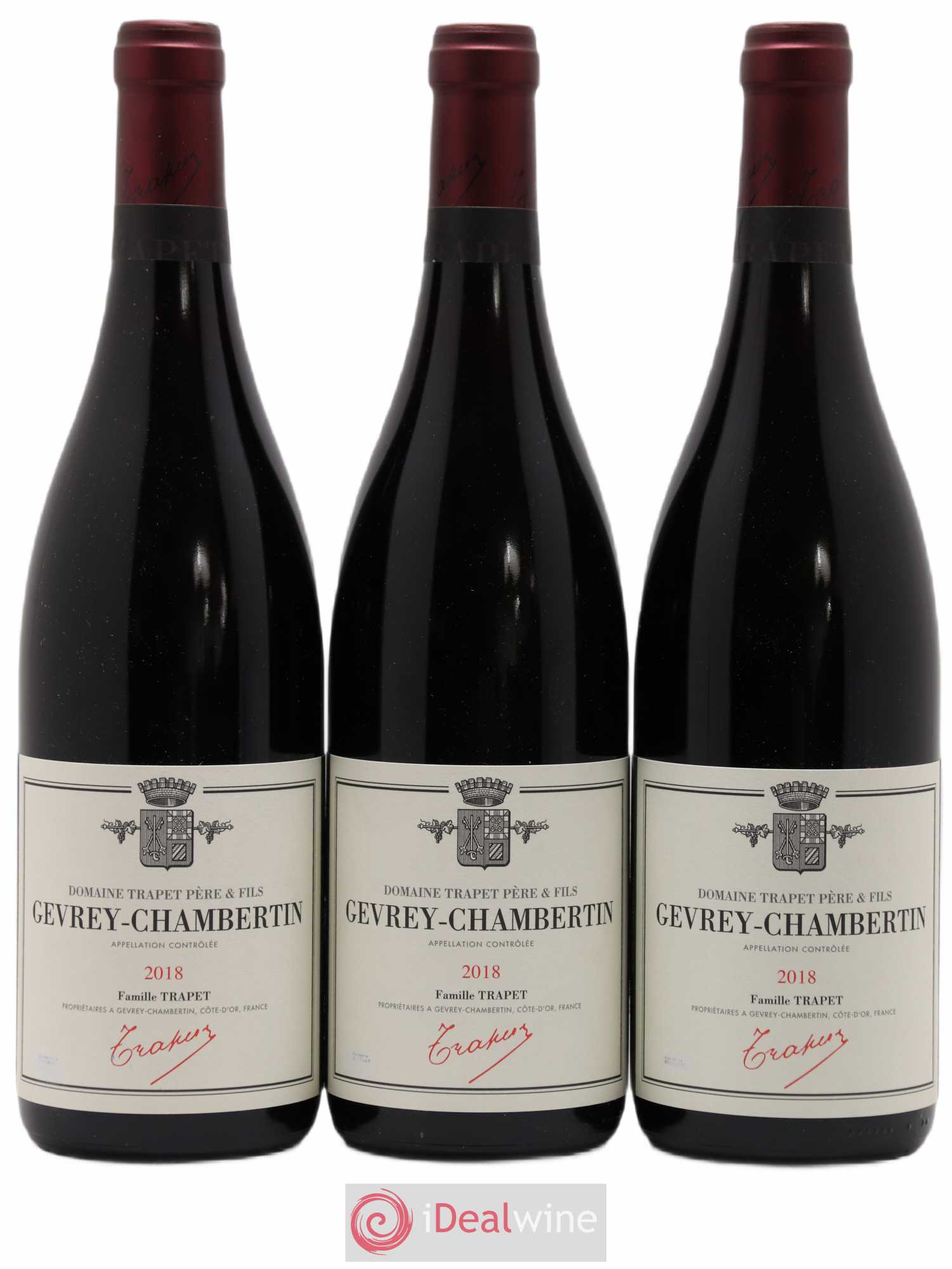 Gevrey-Chambertin Domaine Trapet 2018 - Lot de 3 bouteilles - 0