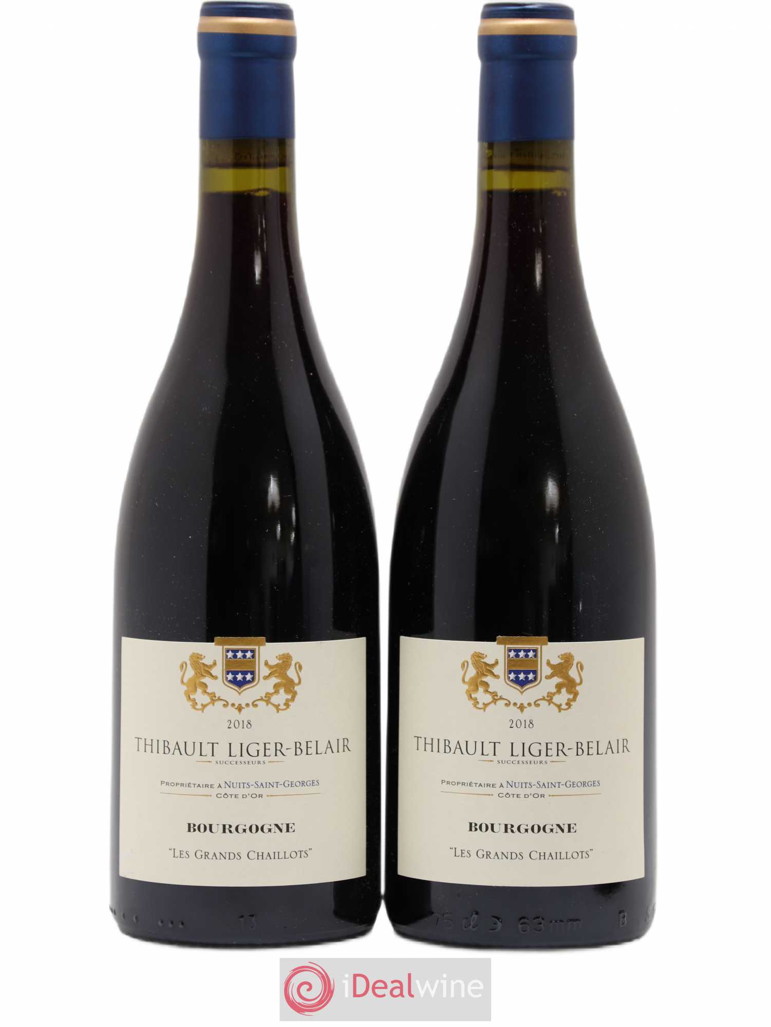 Bourgogne Les Grands Chaillots Thibault Liger-Belair Successeurs 2018 - Lot de 2 bouteilles - 0