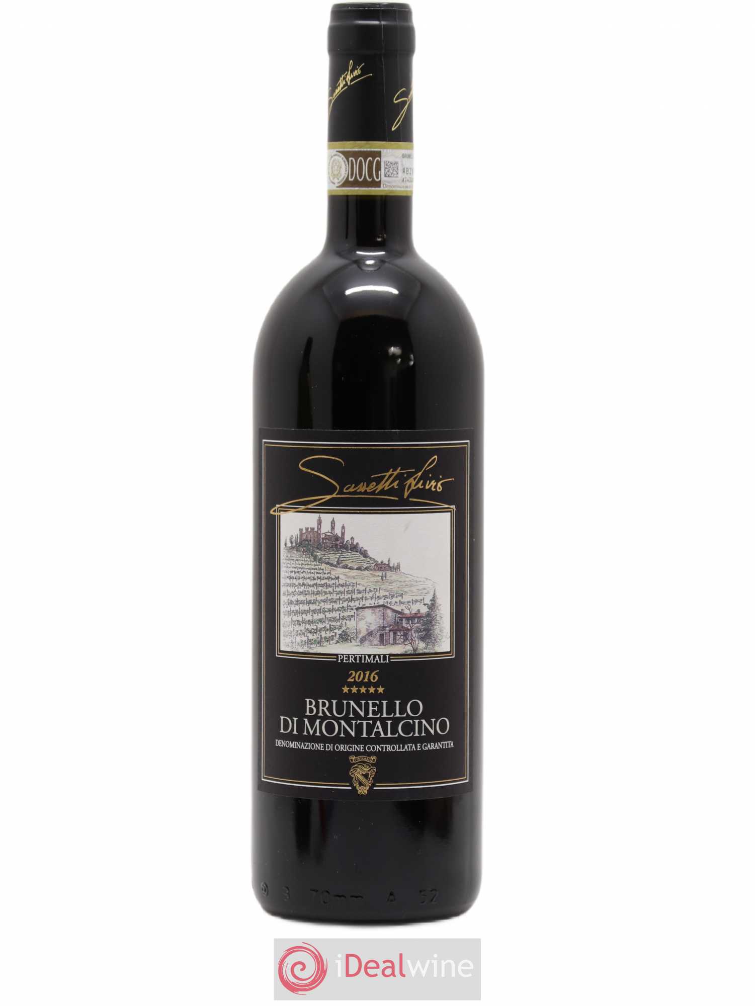Brunello di Montalcino Pertimali Sassetti 2016 - Lot de 1 bouteille - 0