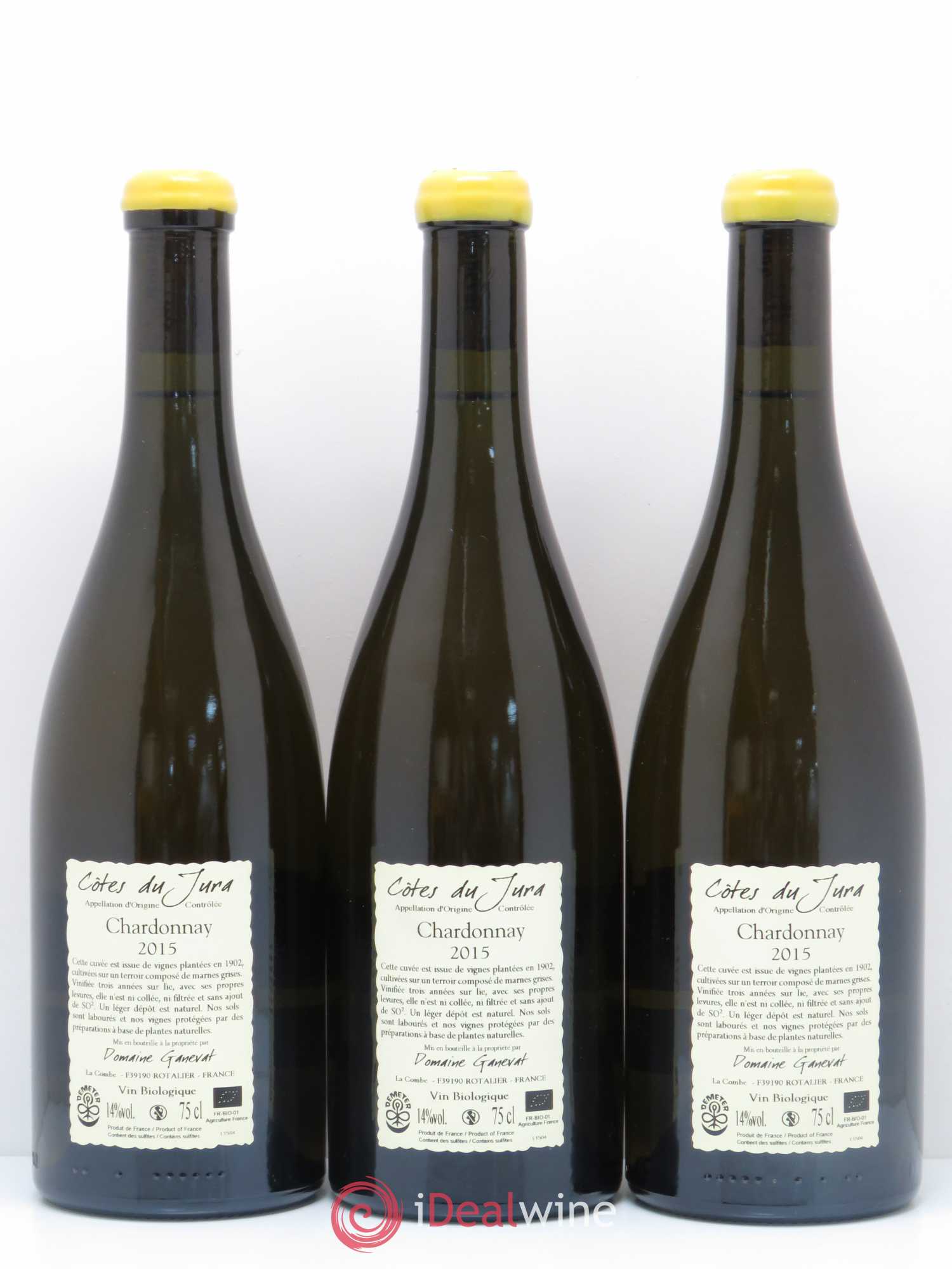 Côtes du Jura Les Chalasses Vieilles Vignes Jean-François Ganevat (Domaine) 2015 - Lot de 3 bouteilles - 1