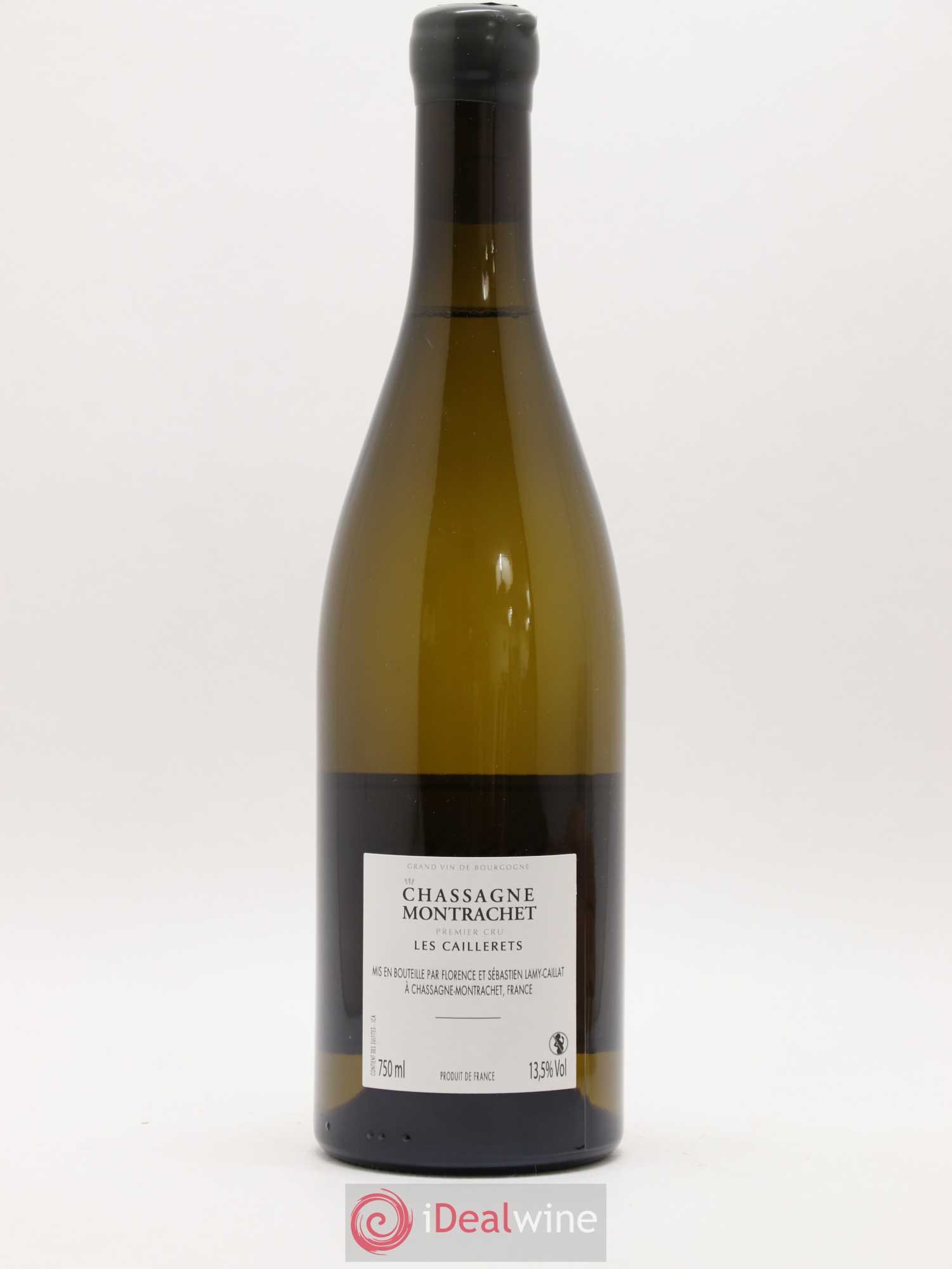 Chassagne-Montrachet 1er Cru Les Caillerets Lamy-Caillat (Domaine) 2018 - Lot de 1 bouteille - 1