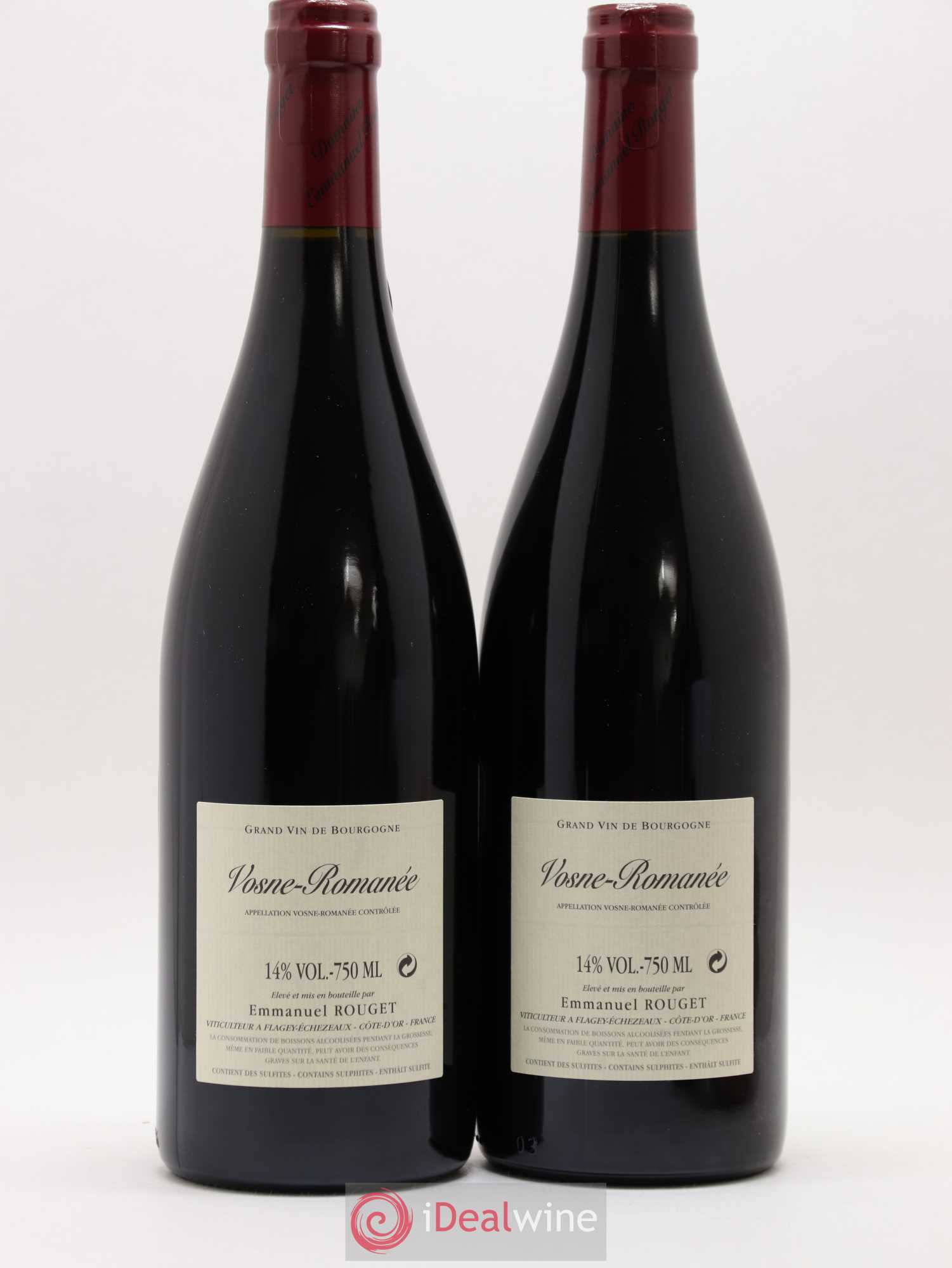 Vosne-Romanée Emmanuel Rouget 2018 - Lot de 2 bouteilles - 1