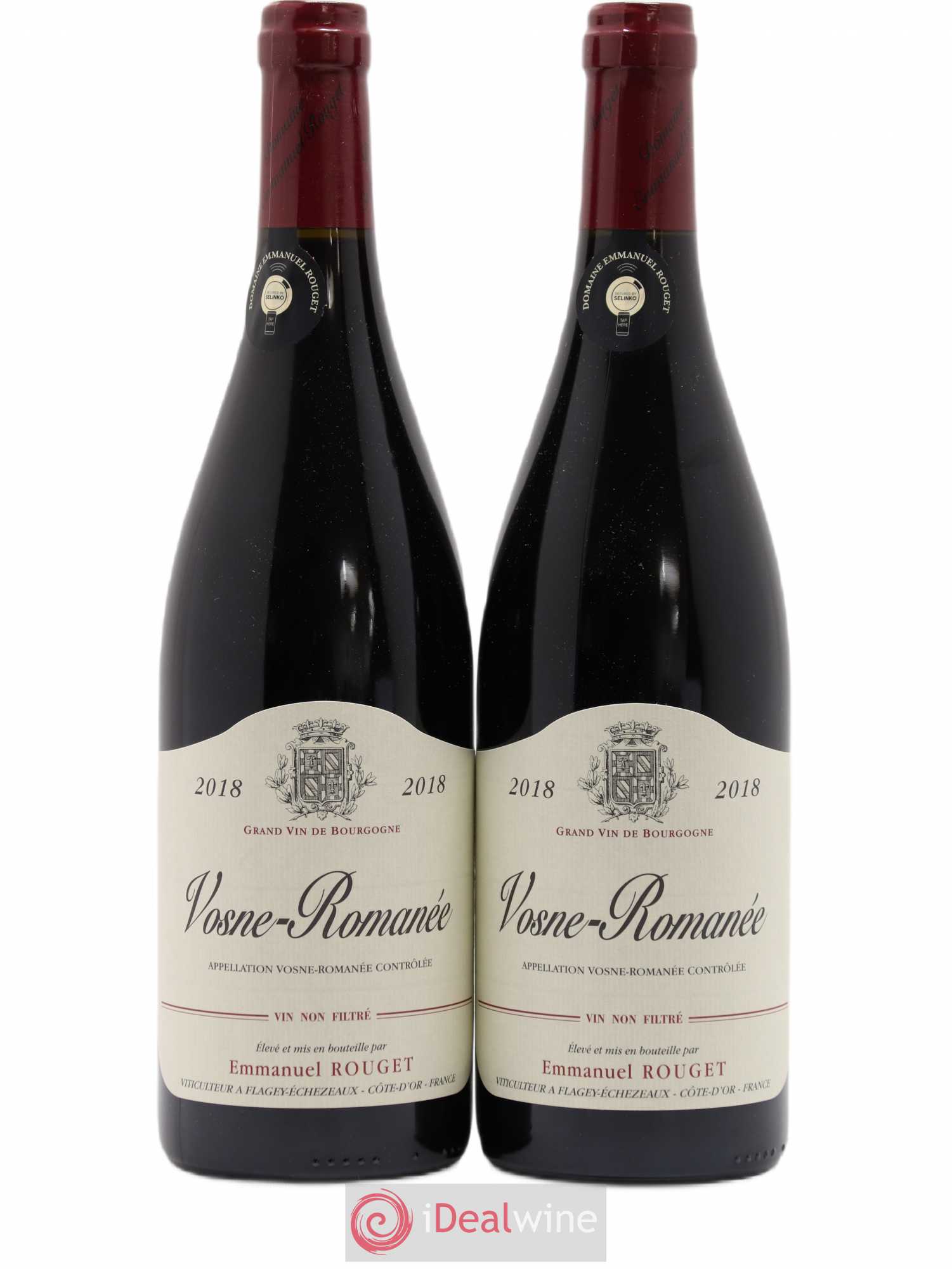 Vosne-Romanée Emmanuel Rouget 2018 - Lot de 2 bouteilles - 0