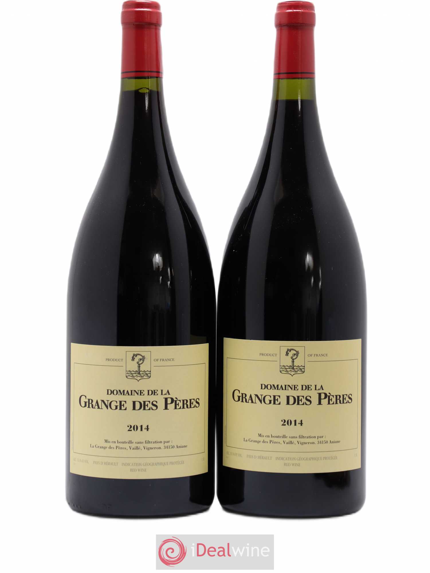 Pays d'Hérault Grange des Pères Laurent Vaillé 2014 - Lot de 2 magnums - 0