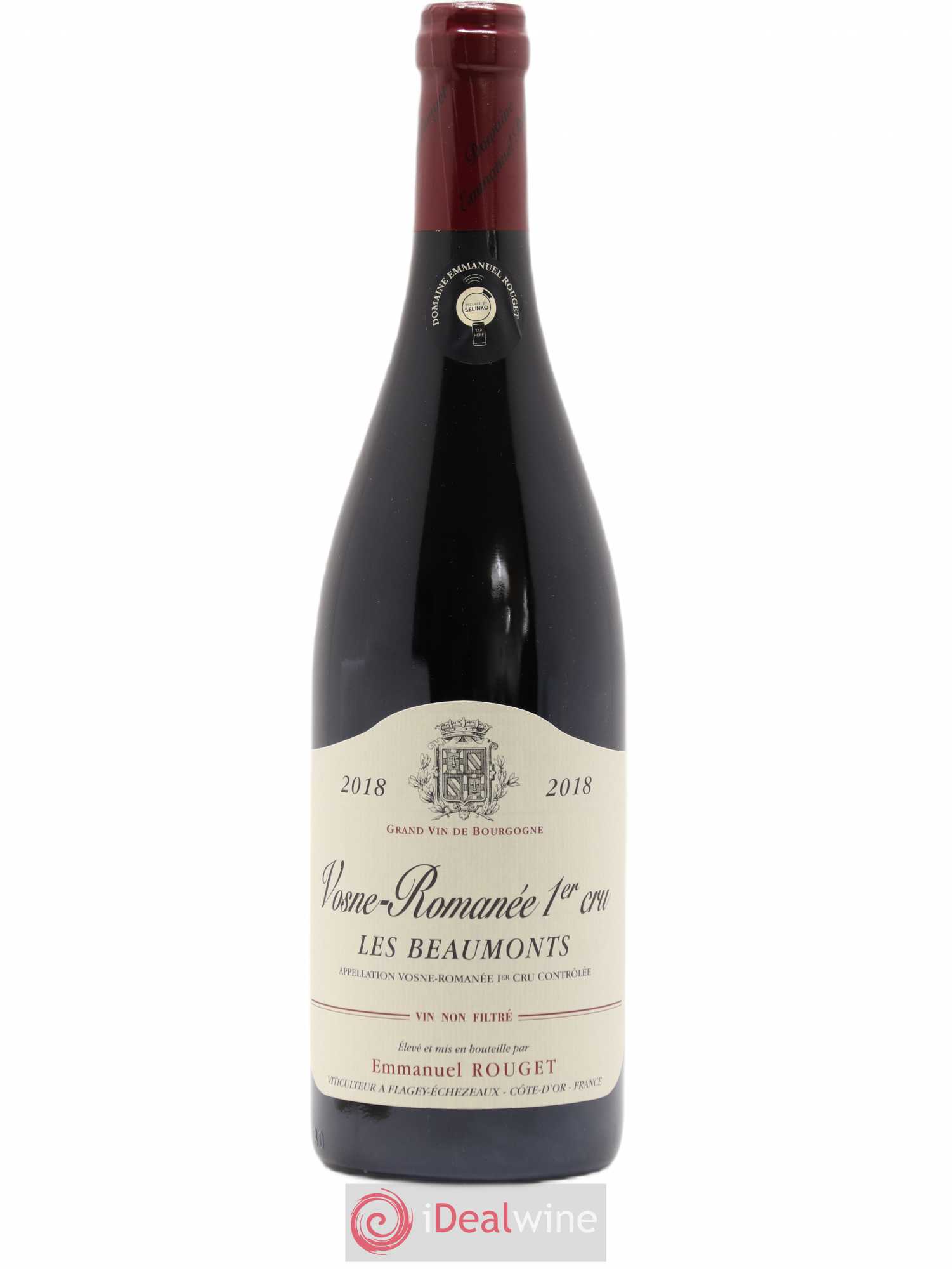 Vosne-Romanée 1er Cru Les Beaumonts Emmanuel Rouget 2018 - Lot de 1 bouteille - 0