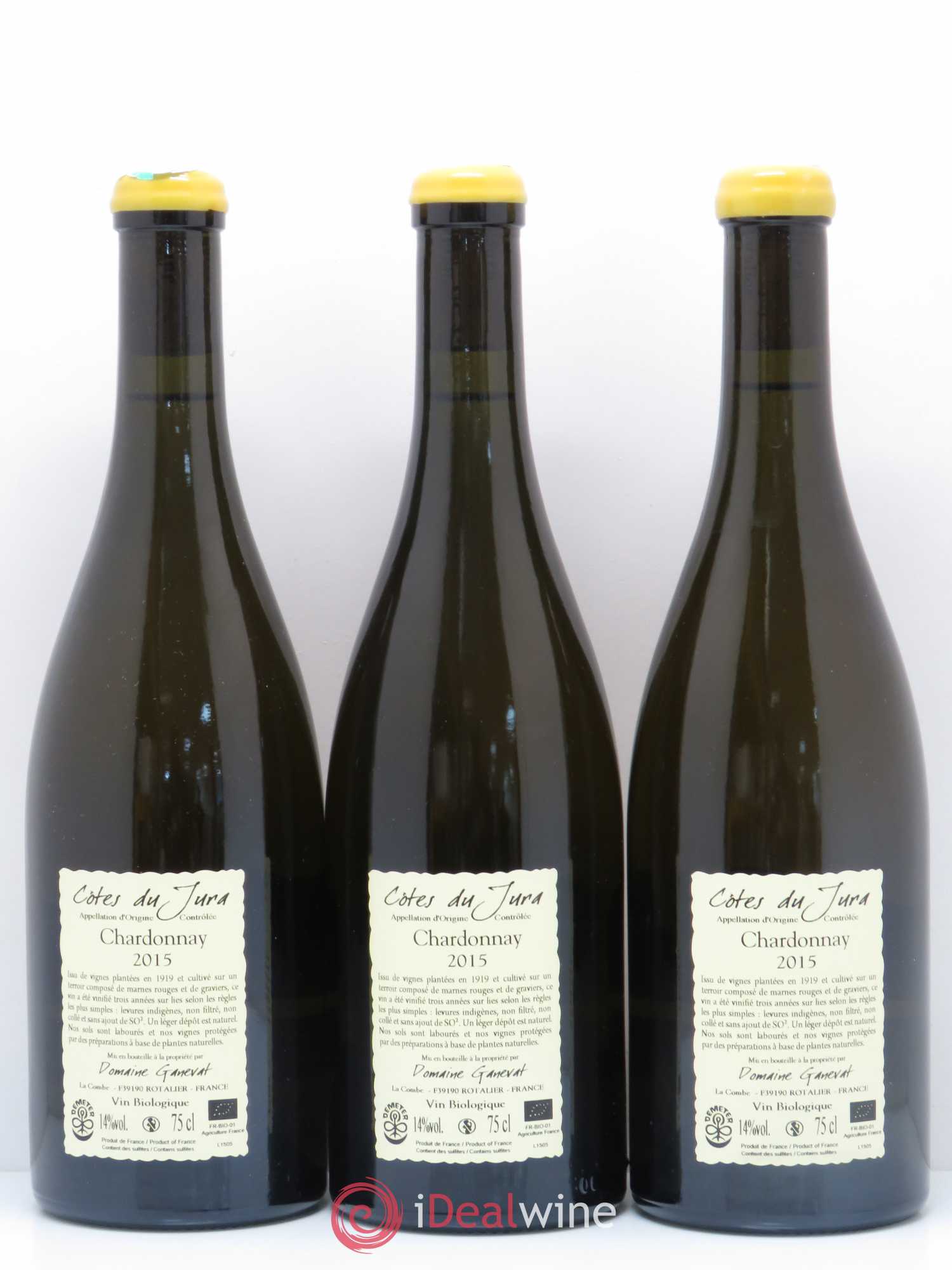 Côtes du Jura Les Grands Teppes Vieilles Vignes Jean-François Ganevat (Domaine) 2015 - Lot de 3 bouteilles - 1