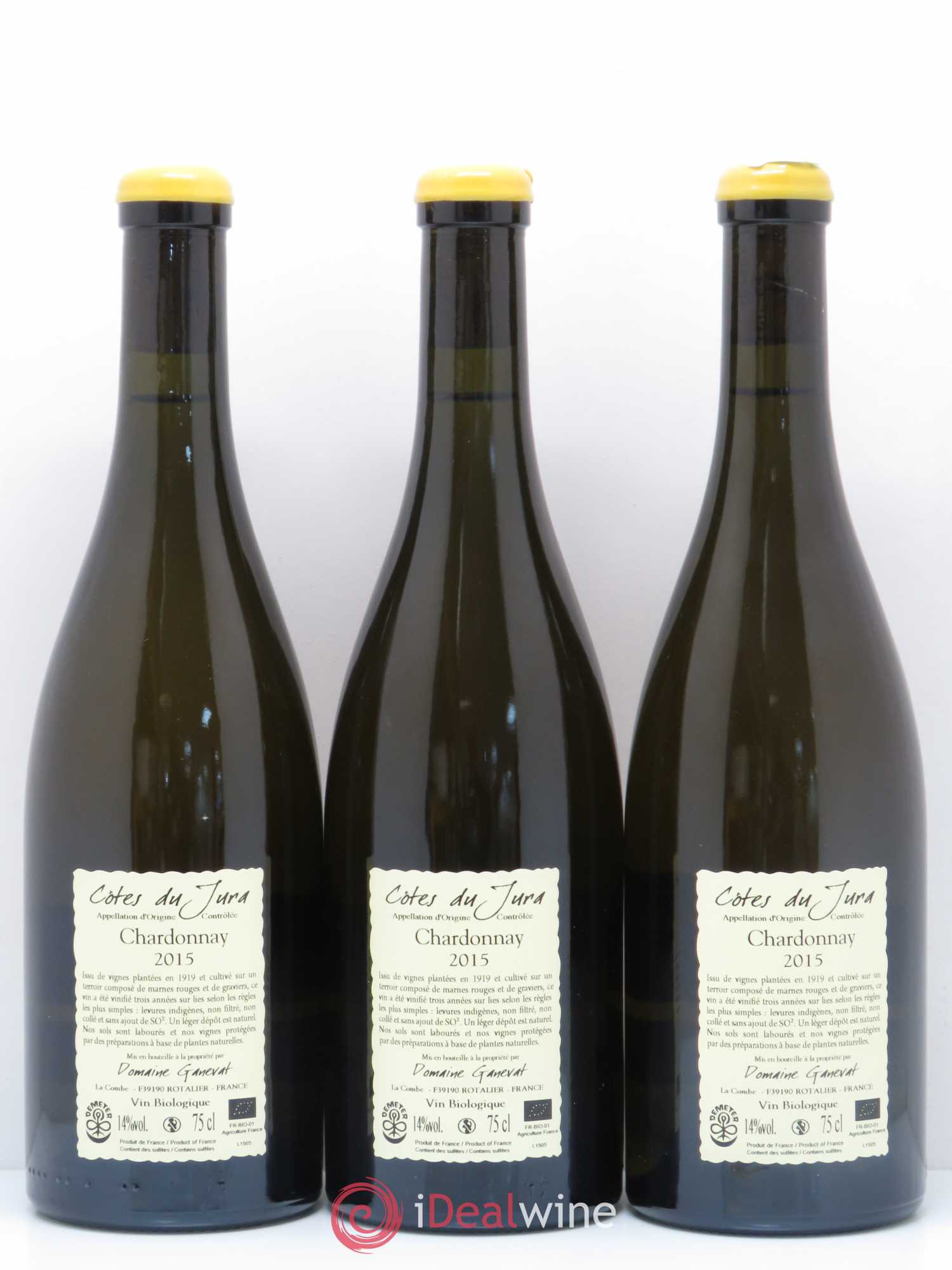 Côtes du Jura Les Grands Teppes Vieilles Vignes Jean-François Ganevat (Domaine) 2015 - Lot de 3 bouteilles - 1