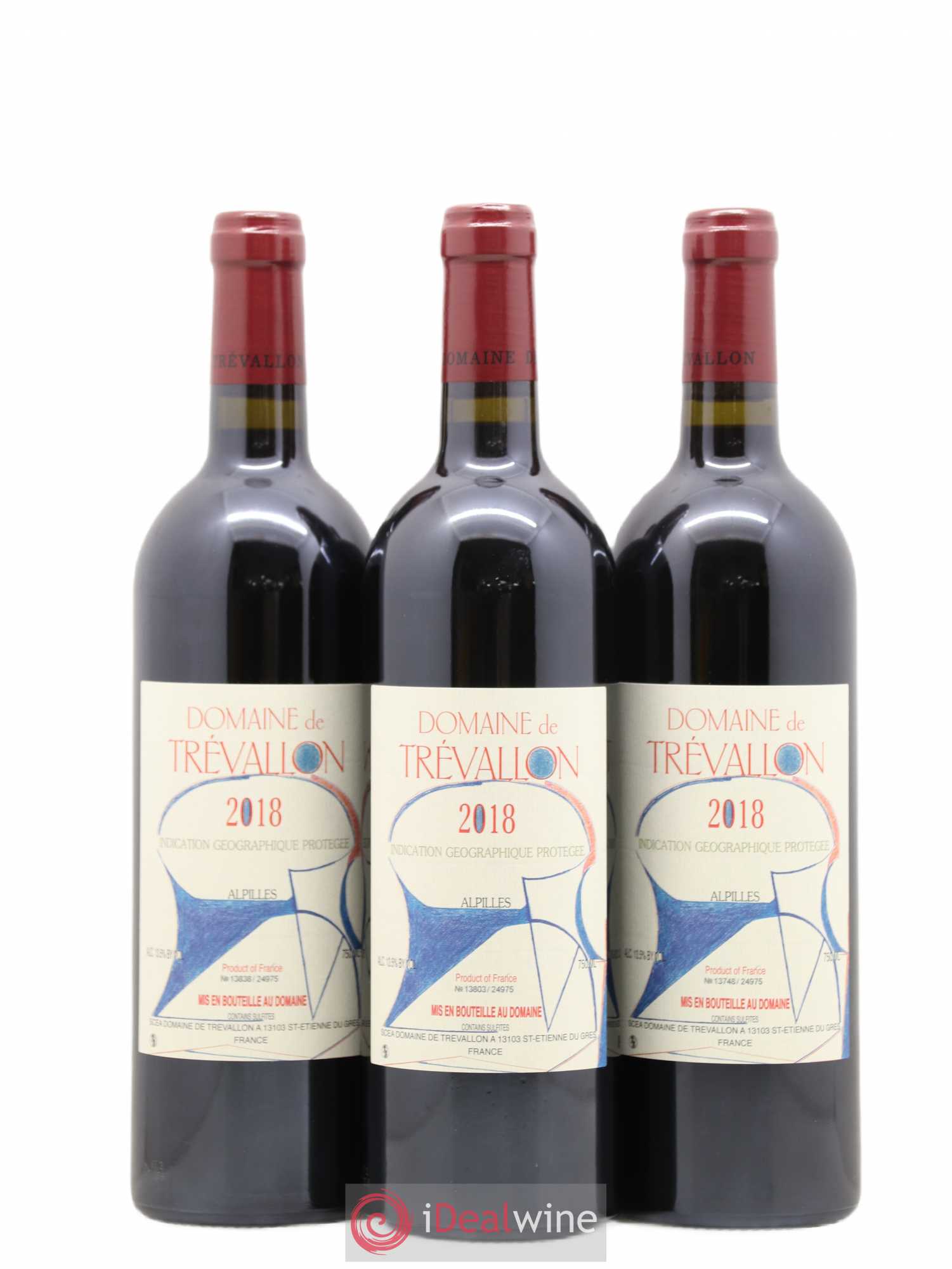 Alpilles Trévallon (Domaine de) Eloi Dürrbach 2018 - Lot de 3 bouteilles - 0
